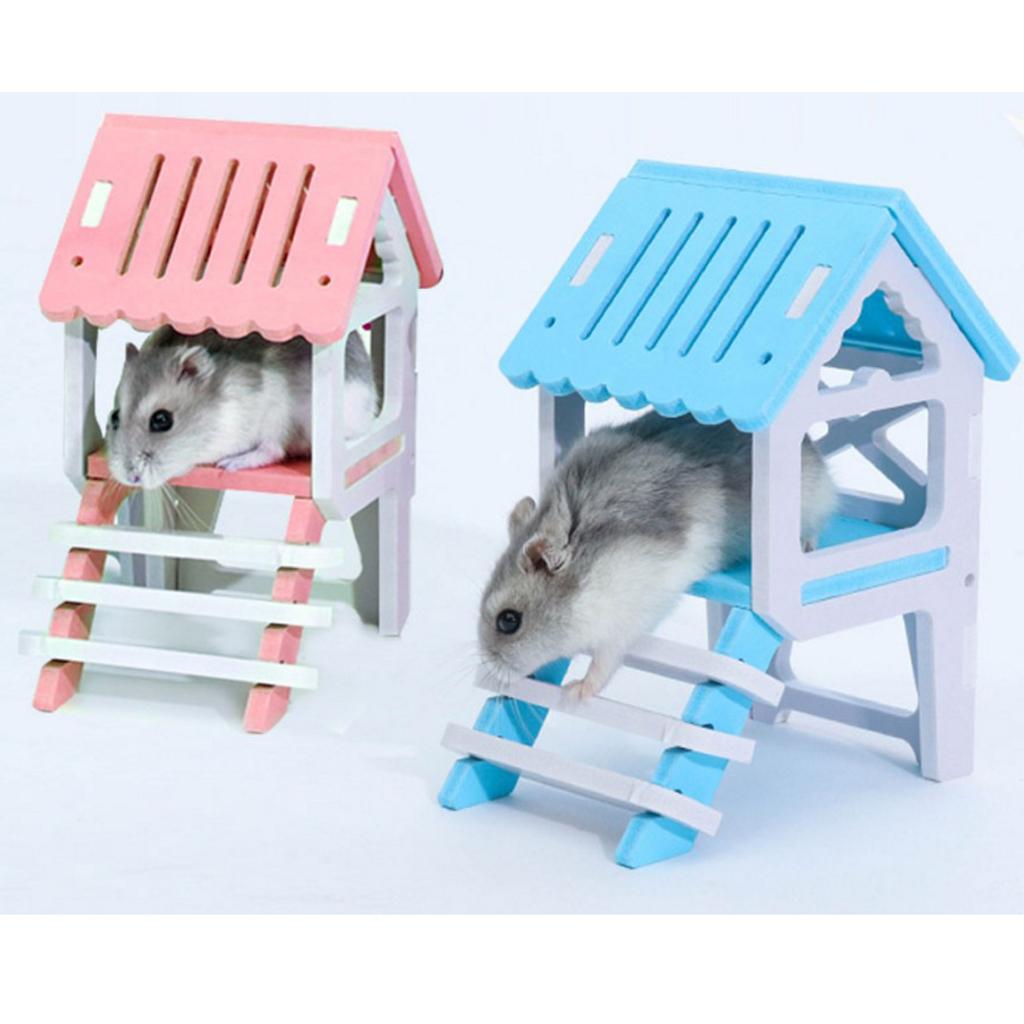 wooden mouse house