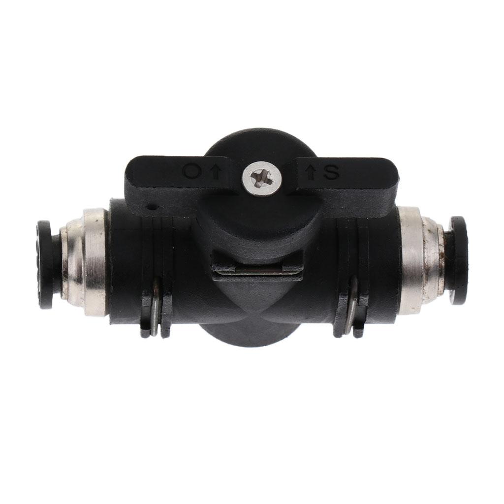 2xAquarium CO2 Regulator Carbon Dioxide Generator Hand-operated Switch Valve