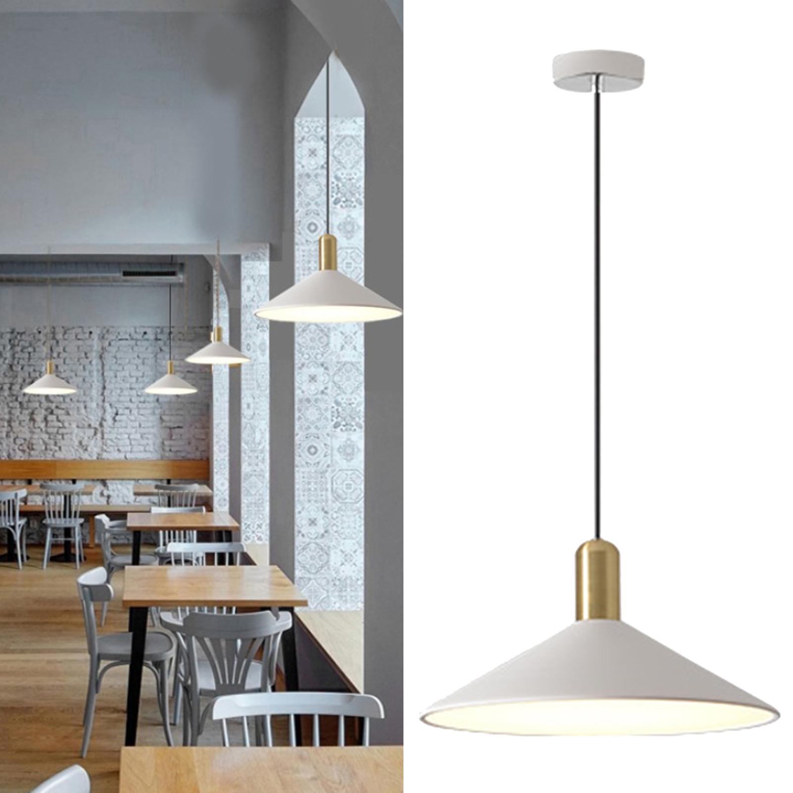 Chandelier Ceiling Lamp Fixture Industrial Dining Room Pendant Light White
