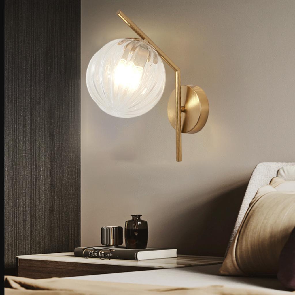 Wall Light Aisle Lamp Sconce Lighting Home Indoor Gold Stripe Cover