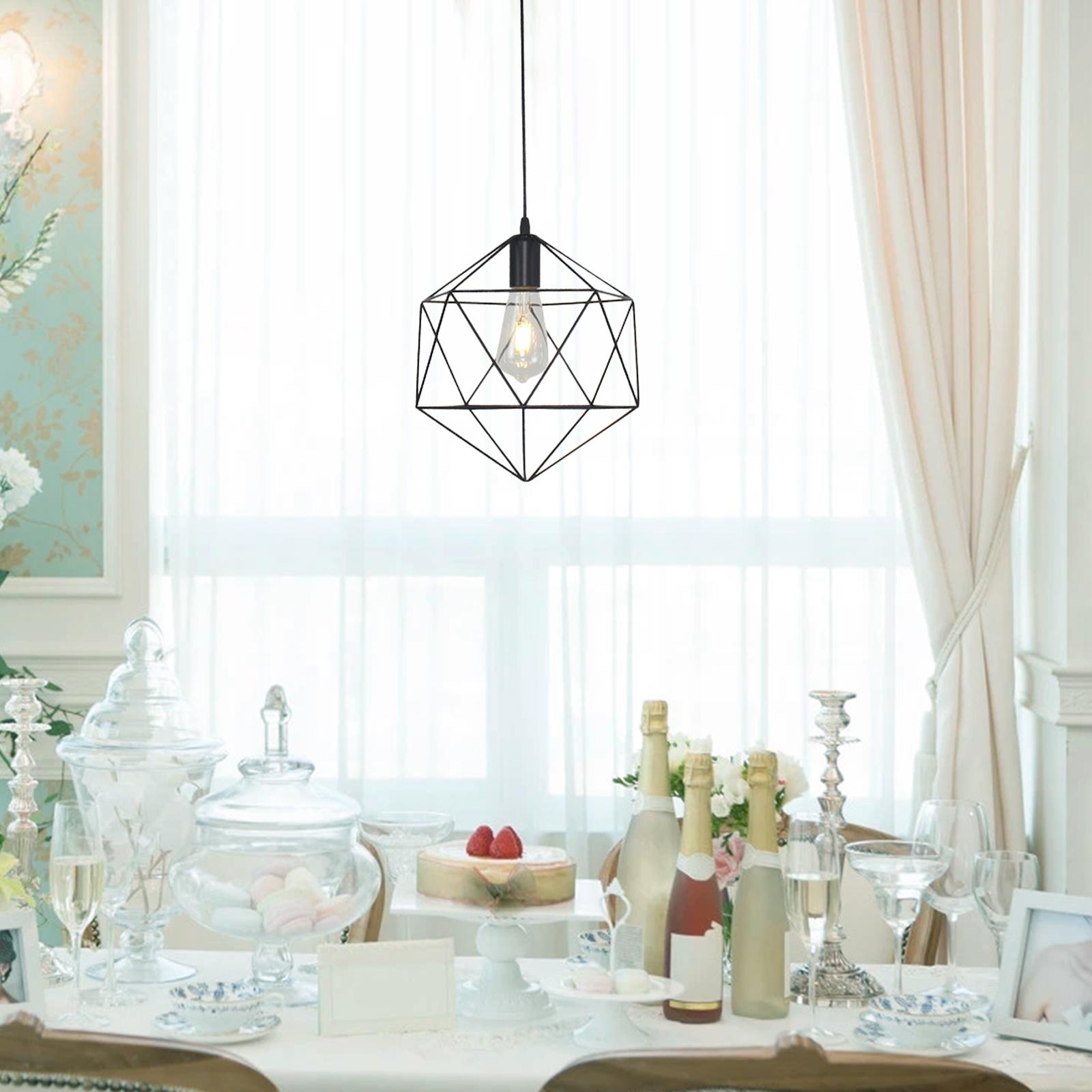 Modern Chandelier E27 Holder Simple Ceiling Light for Kitchen Bedroom Bar