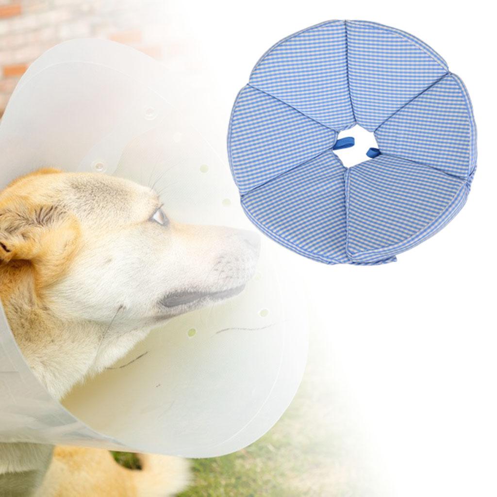 Dog Collar Recovery After Surgery Safety Elizabethan Collar E-Collar blue M