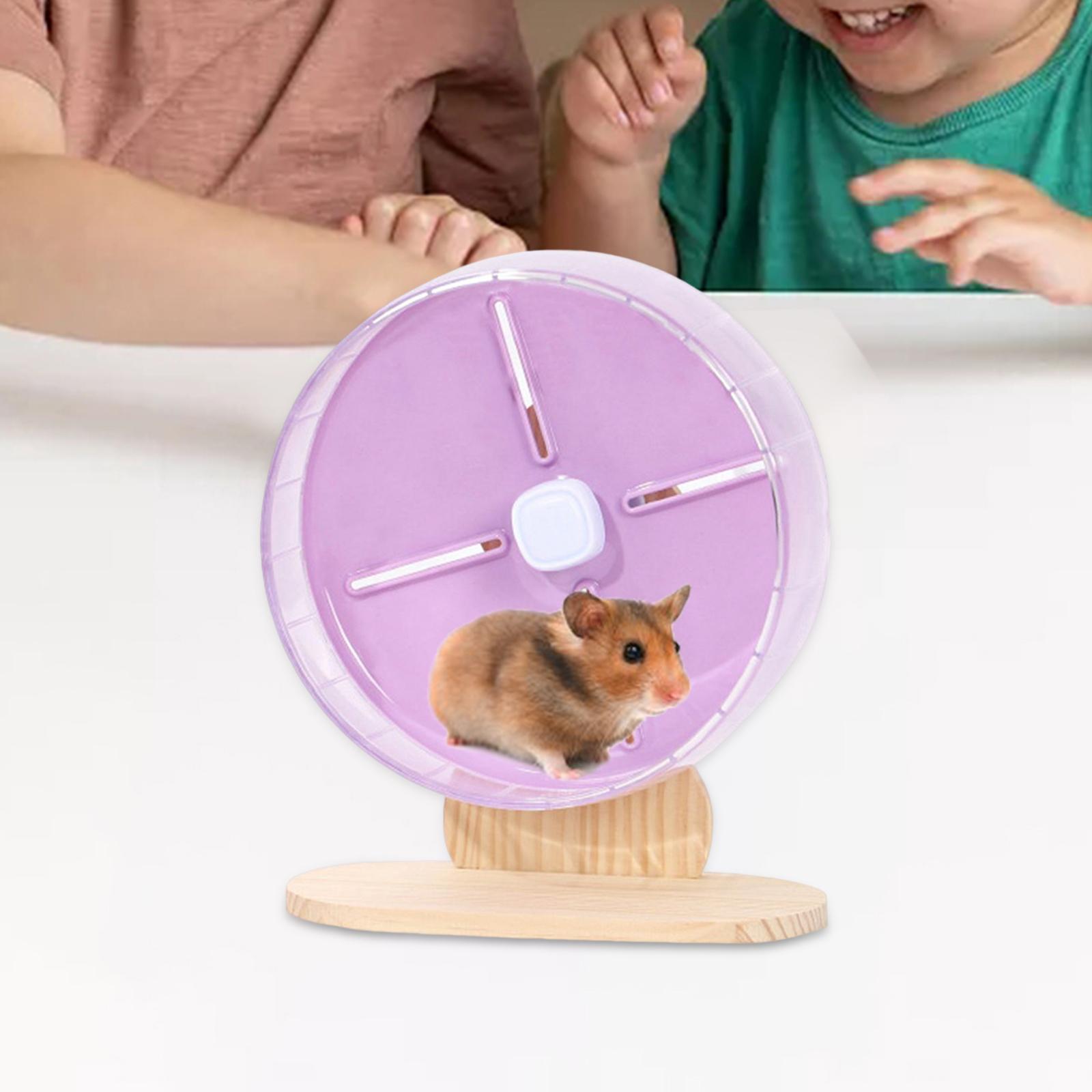 Hamster Exercise Wheel Quiet Roller for Small Animals Supplies Purple