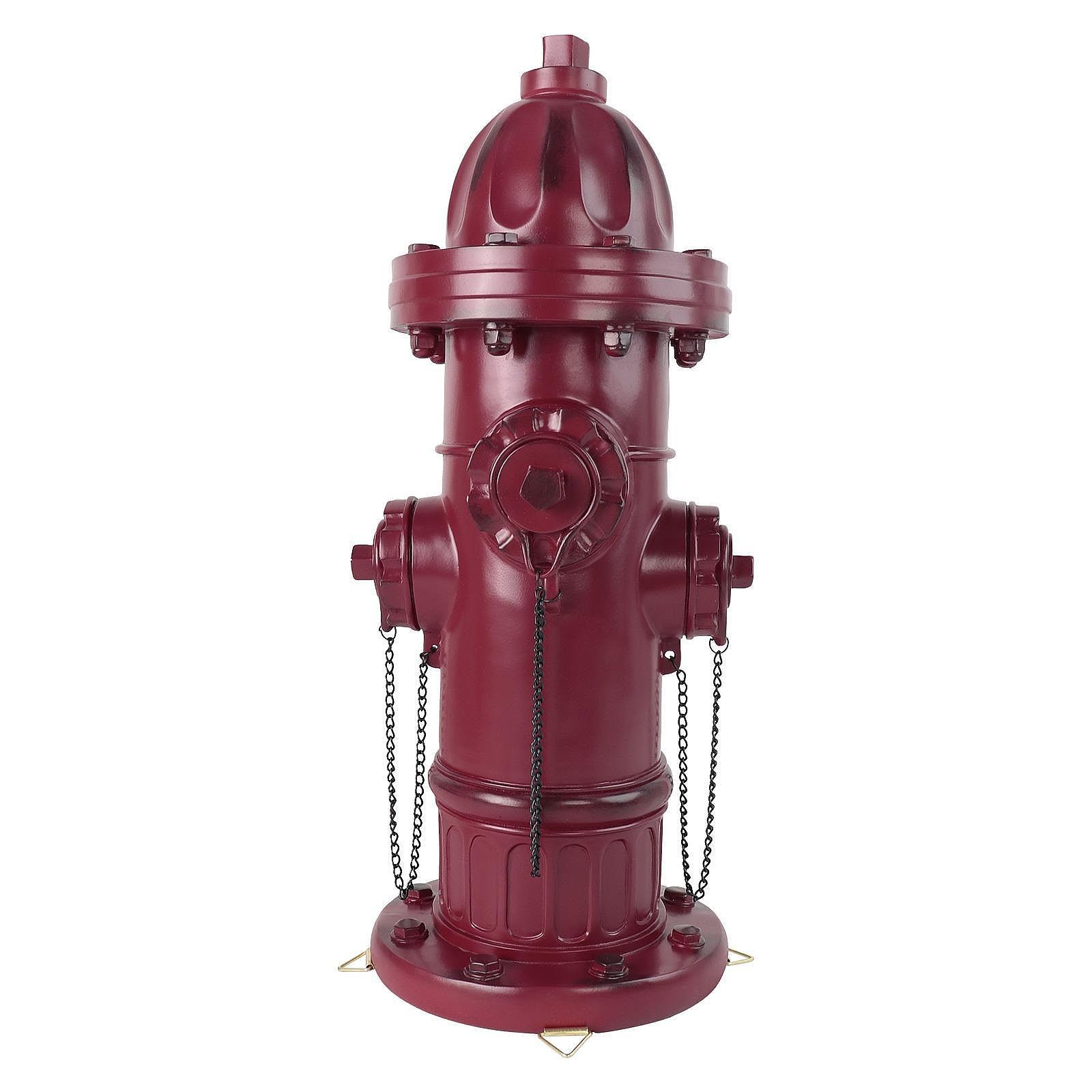 Dog Fire Hydrant Hydrant Statue Crafts Resin Sculpture for Garden Lawn