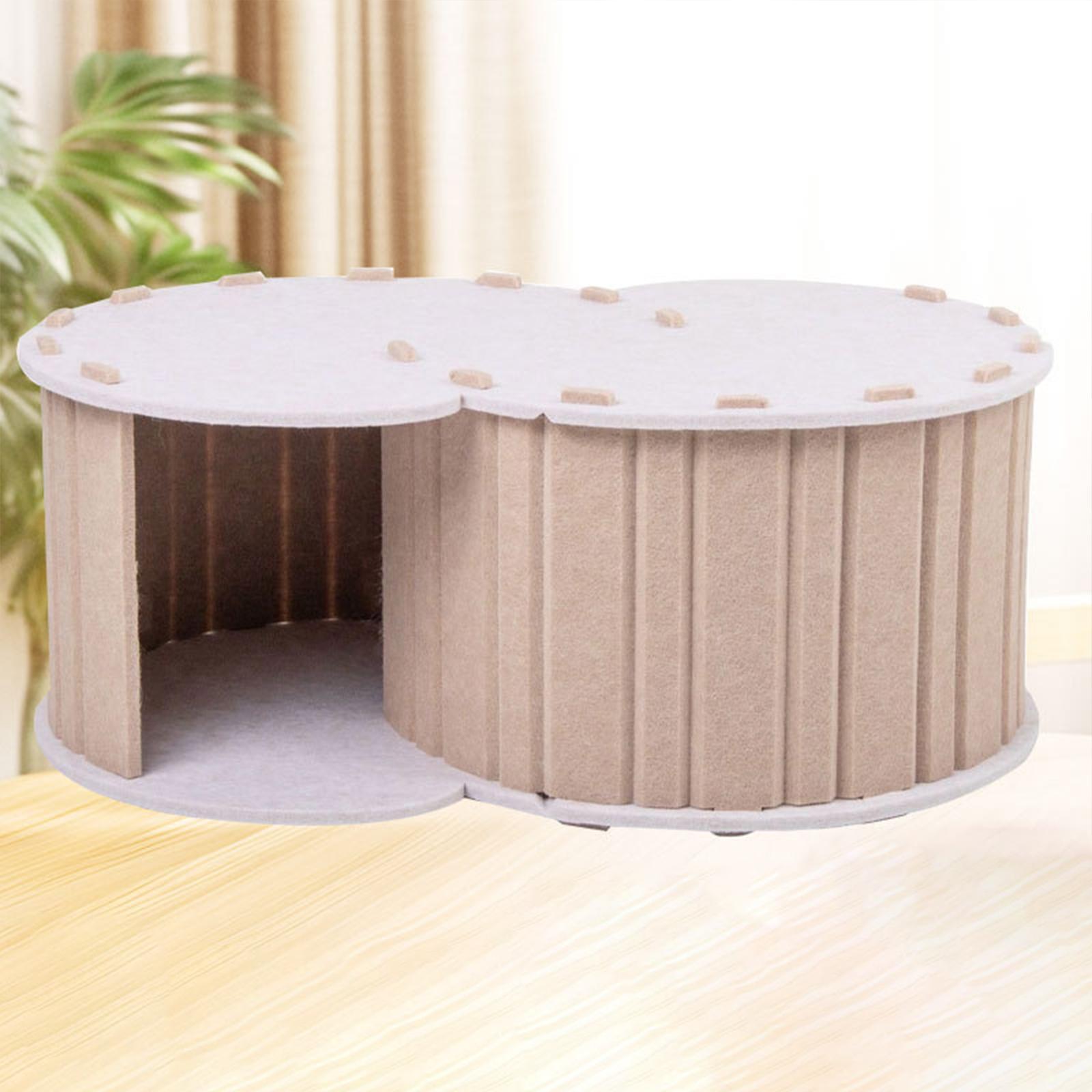 Cat Tunnel Bed Breathable Removable Cover Hideout Scratch Resistant Cat Nest