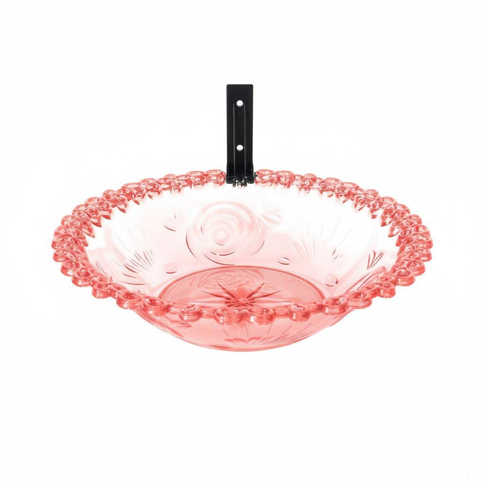 Bird Bath Bowl Red