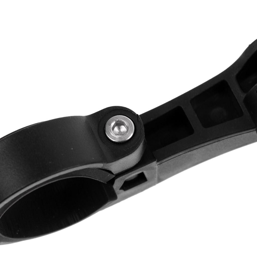 3xBike Bicycle Cycling Handlebar Extension Lamp Holder Bracket Extender Black