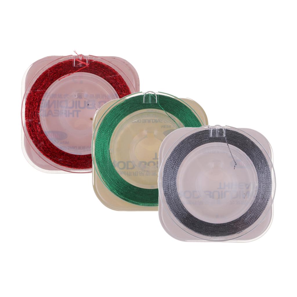 Fishing Rod Guide Ring Wrapping Line Rod Building Thread Red