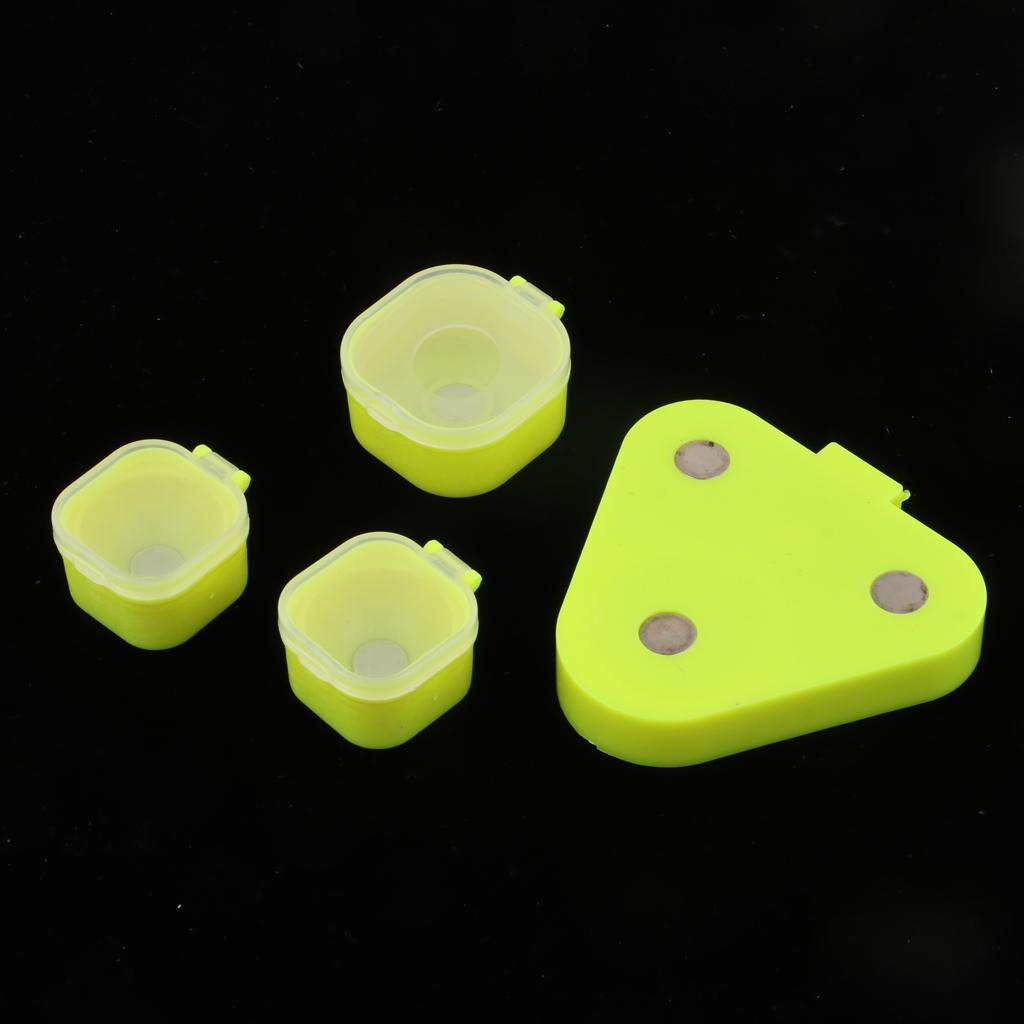 Multi-Function Plastic Pull Bait Plate Bait Tray Fishing Tackle Square Box