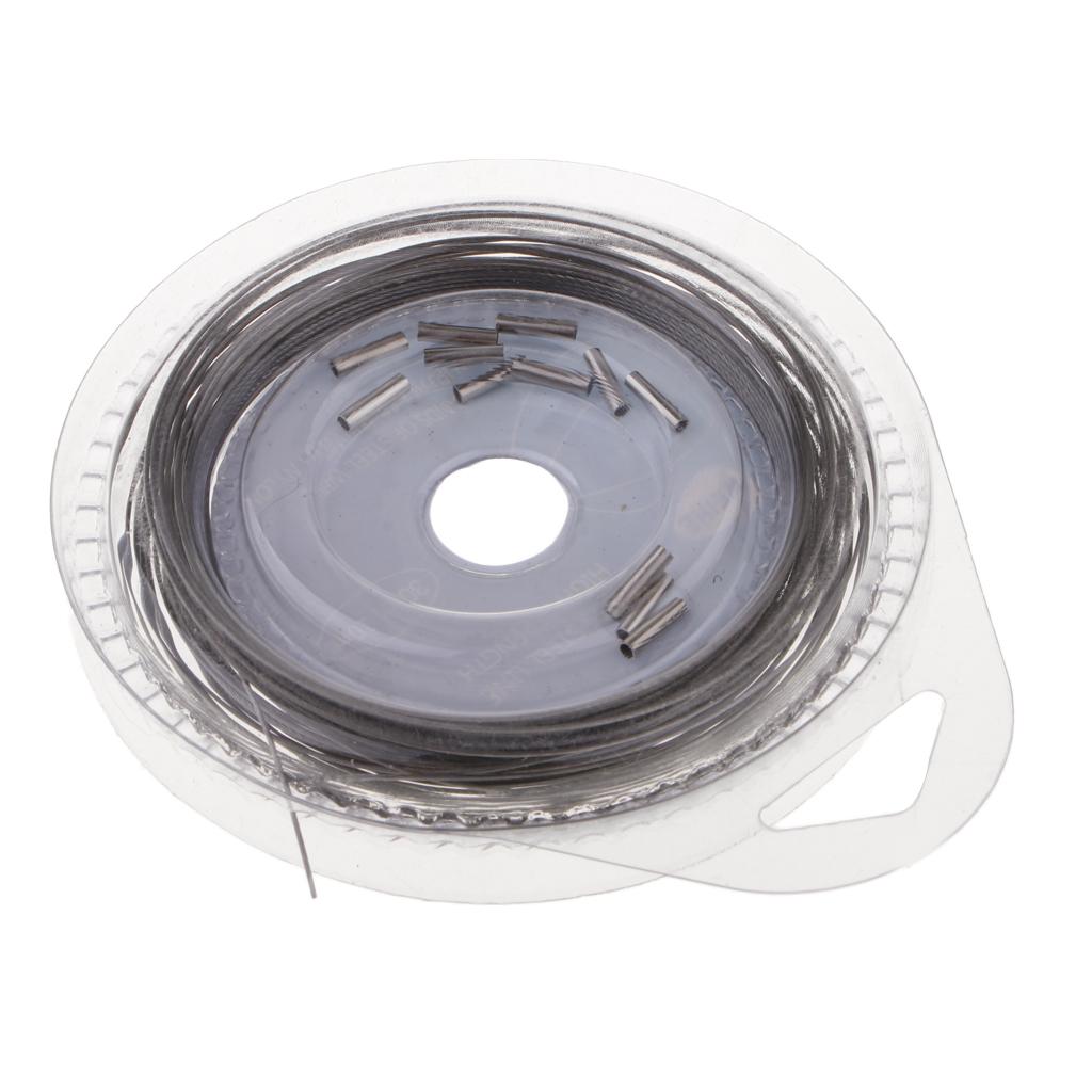 Fishing Line Wire Leader Stainless Steel Trace Lures 10m 7 Strands  30LBS