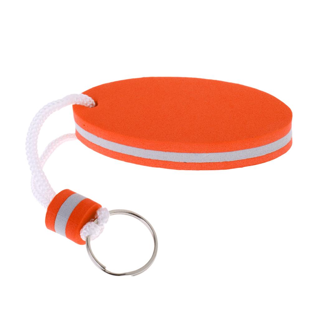 Oval Shaped EVA Foam Floating Key Ring Boat Keychain Canoe Kayak ...