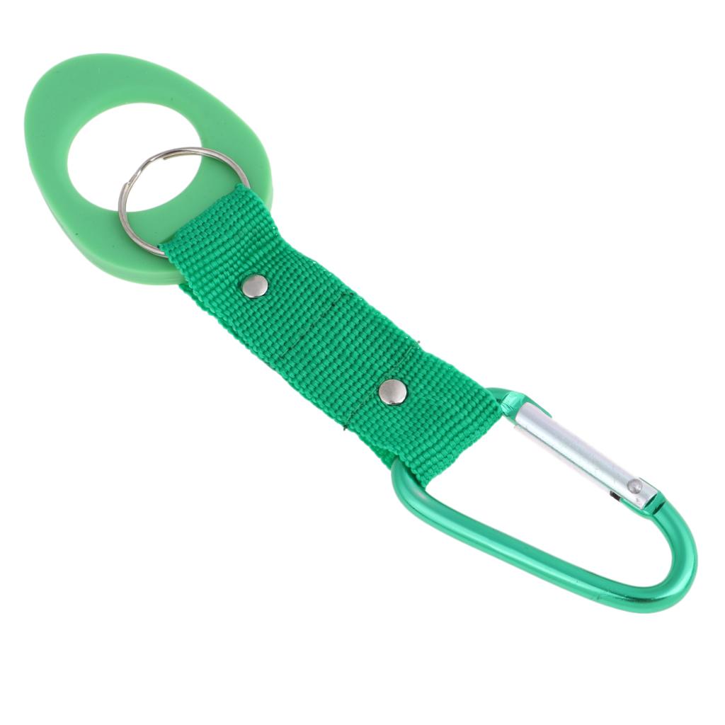 3 Pieces Water Bottle Holder Hooks Molle Hanging Strap Webbing Buckle Clips