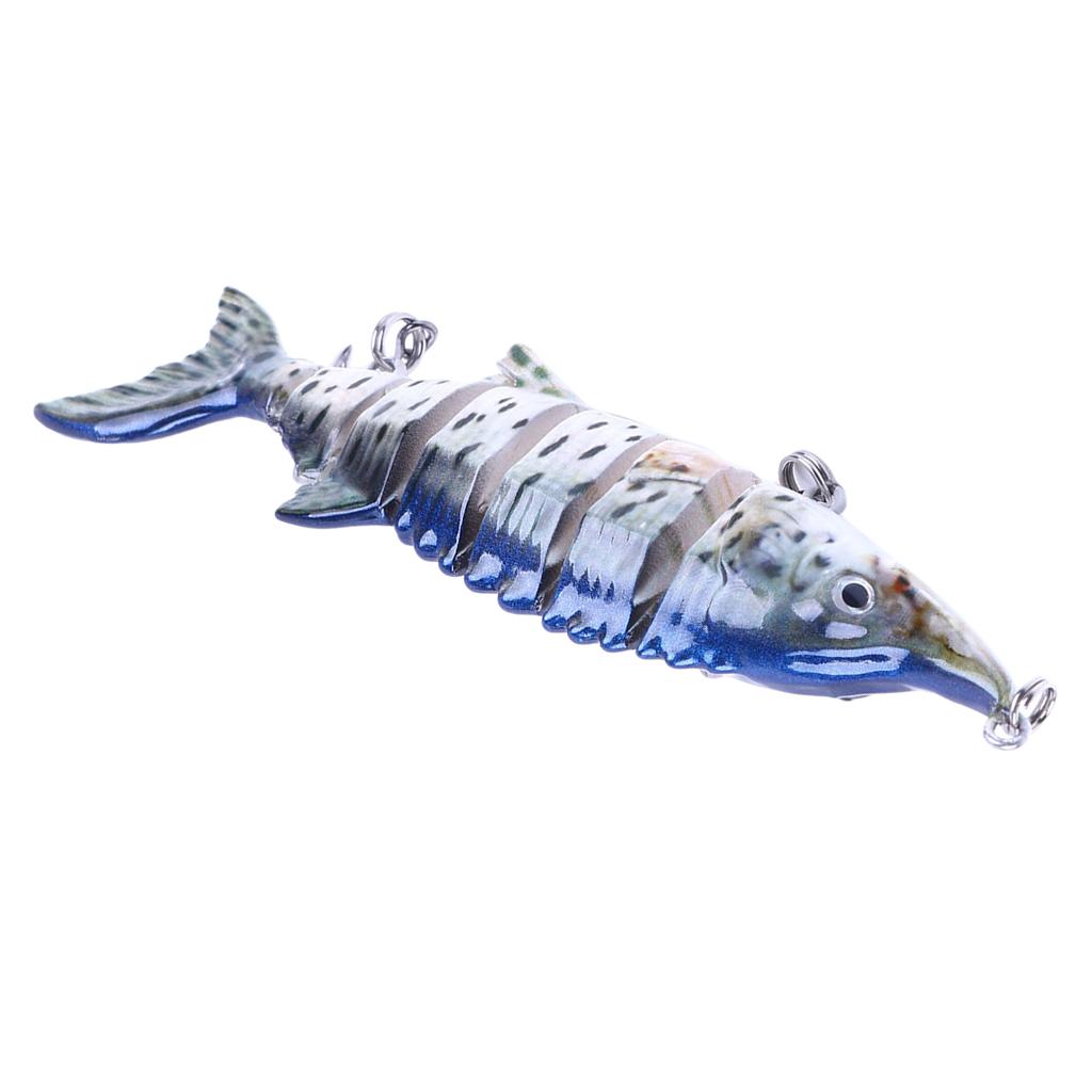 11cm Fishing Joint Lures Artificial Hard Bait with 2 Treble Hooks 01