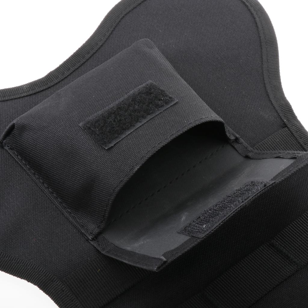 Tactical MOLLE Holiday Christmas Stocking Xmas Socks Decor Black