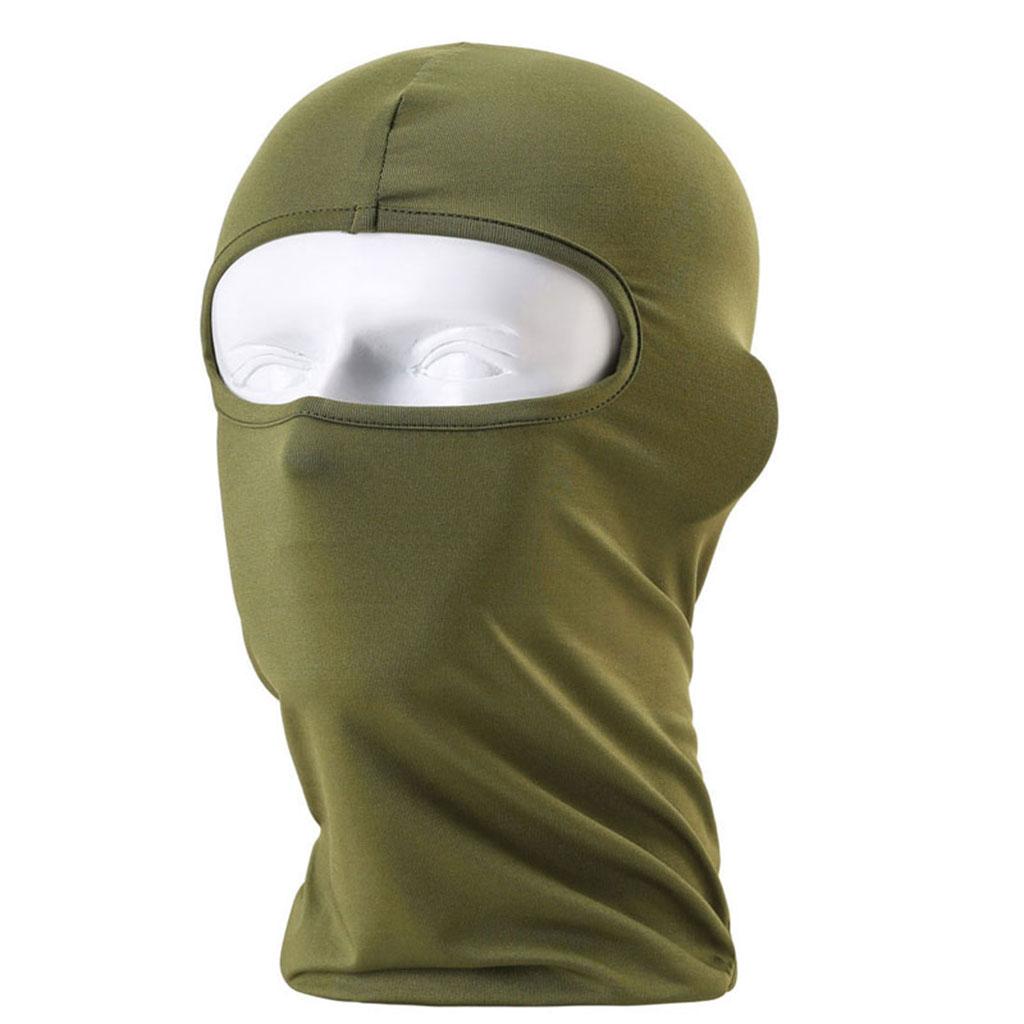 Unisex Cycling Windproof Cap Head Neck Bandana Sunshade Face Mask Green