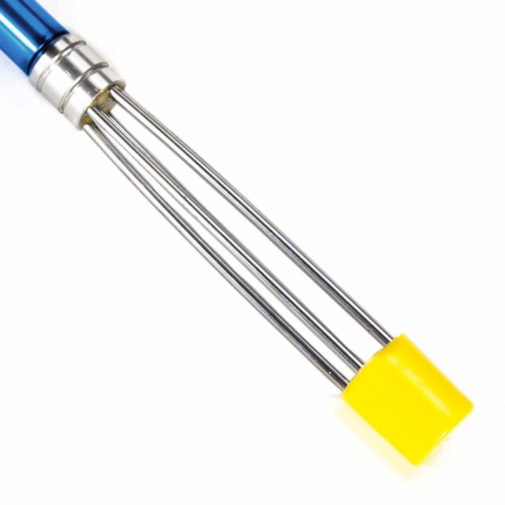 5Prong Fishing Spears Gaffs Telescopic Fishing Fork Harpoon Tool Blue