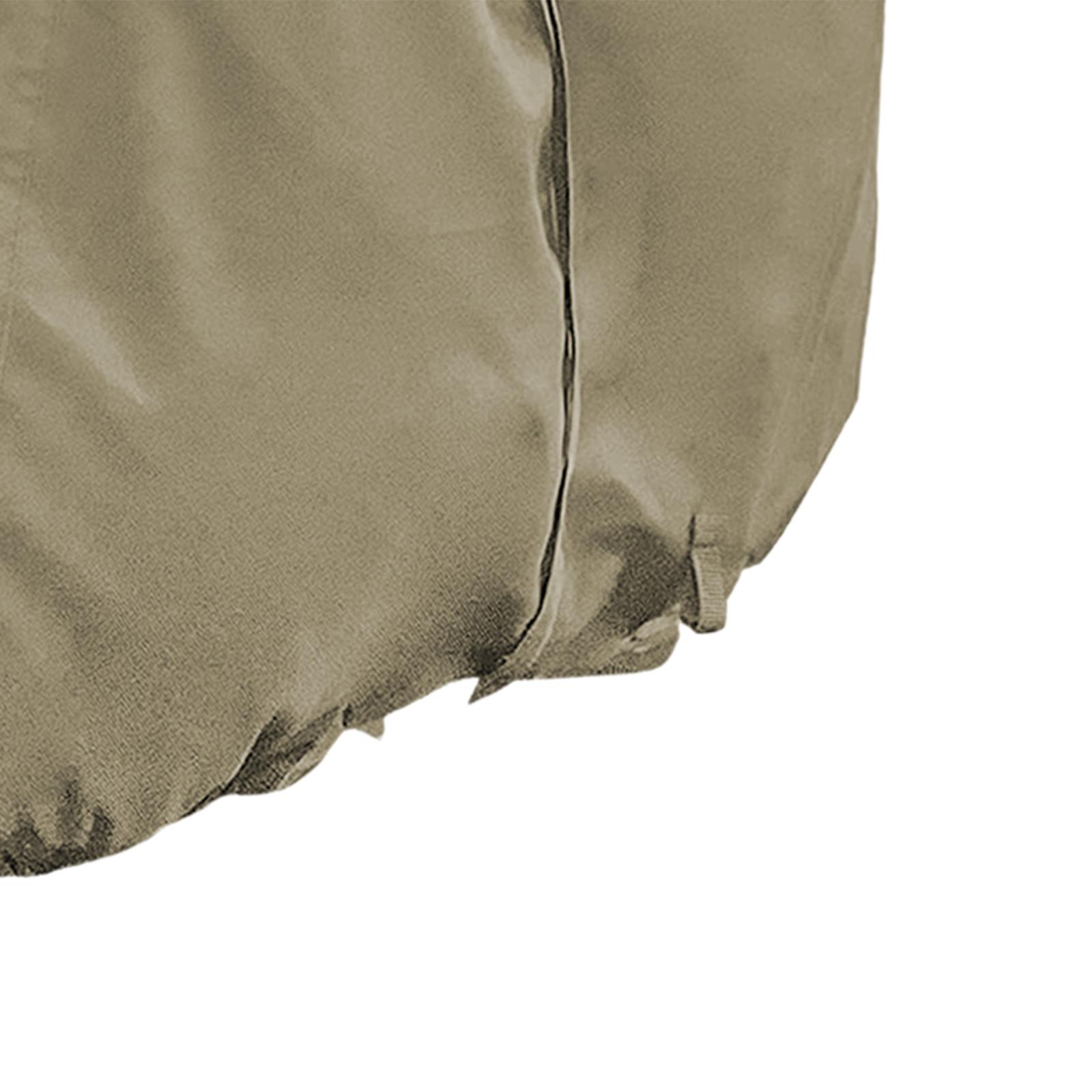 Golf Cart Cover Waterproof Zipper Buggy Sun Protector Rain Cover Khaki