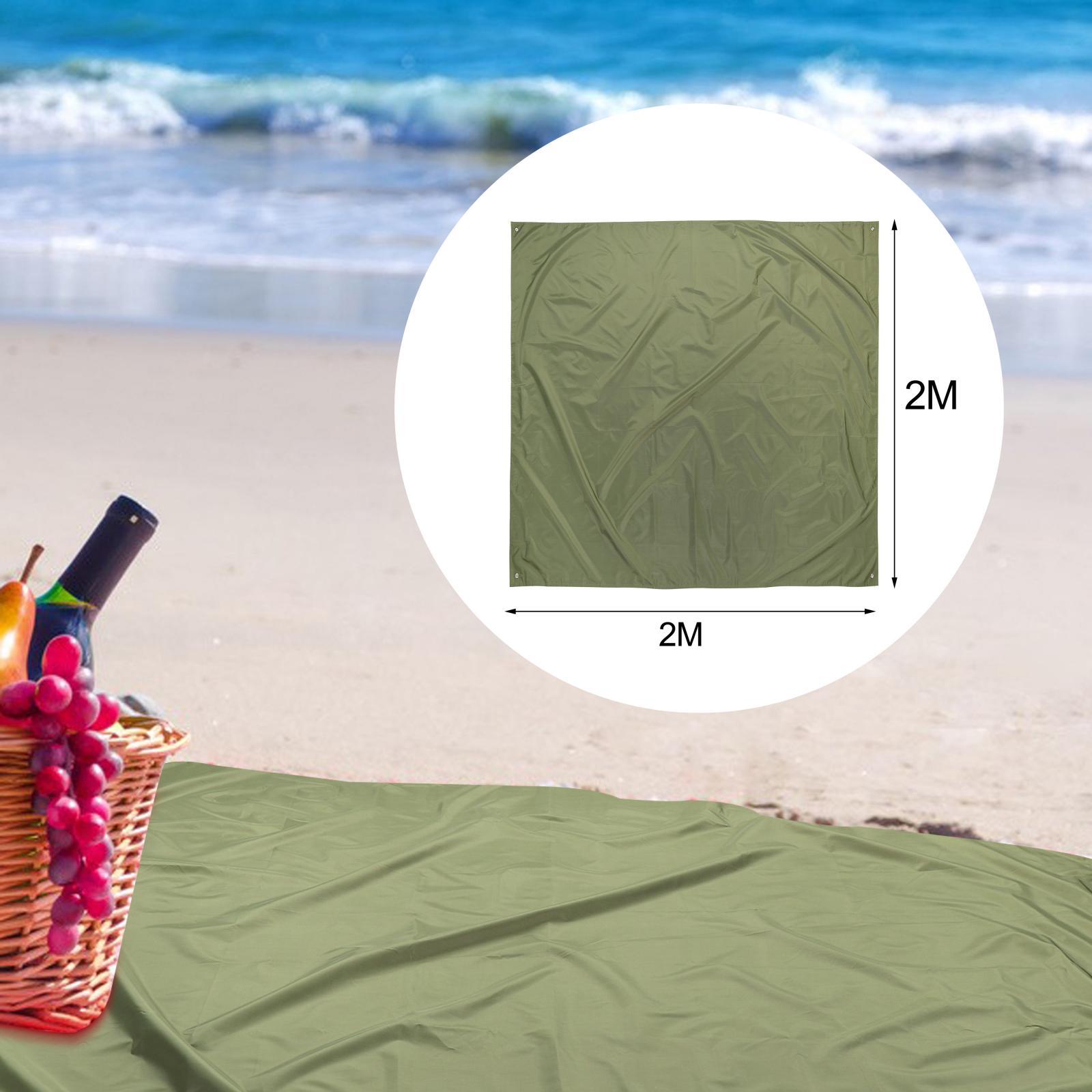 Lightweight Camping Tent Tarp Waterproof Outdoor Family  2x2m Green