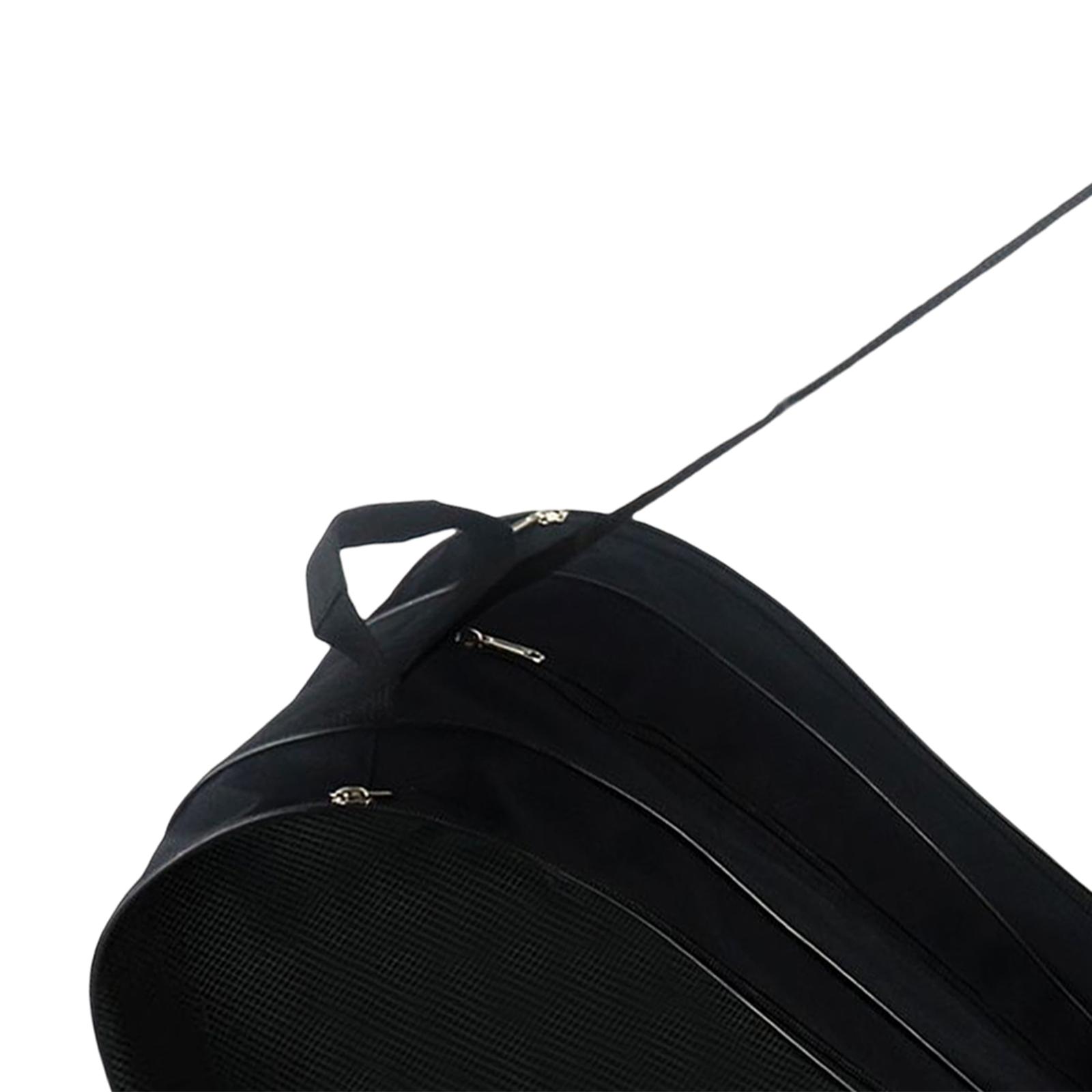 Roller Skate Carry Storage Bag Adjustable Shoulder Strap Breathable Knee Pad