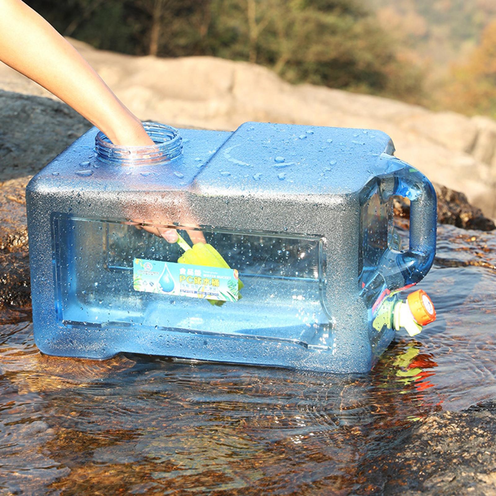 Water Container Water Tank Portable with Handle Empty Water Bottle Carrier