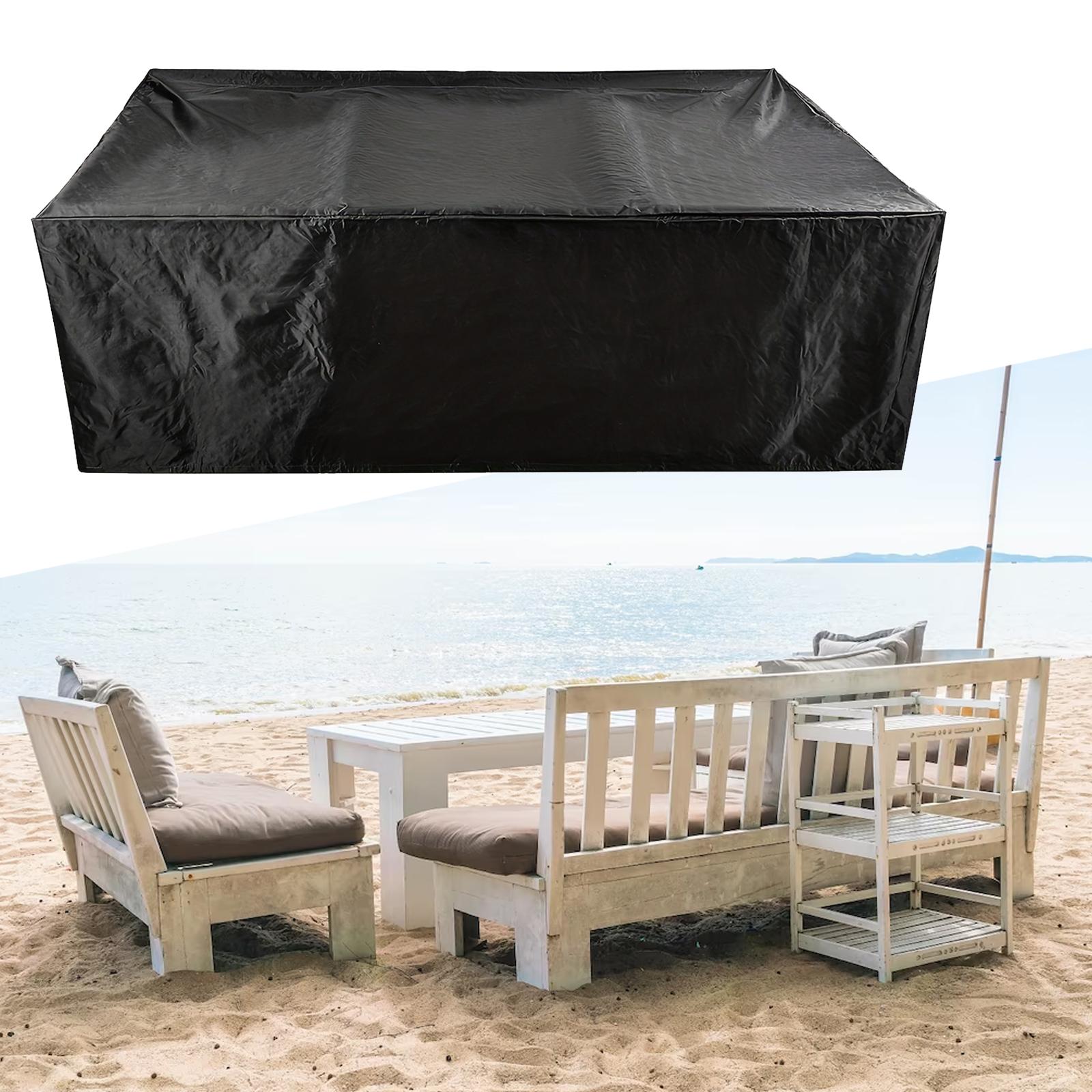 Patio Furniture Covers Table and Chairs Dustproof Table Furniture Protection 320cmx320cmx80cm