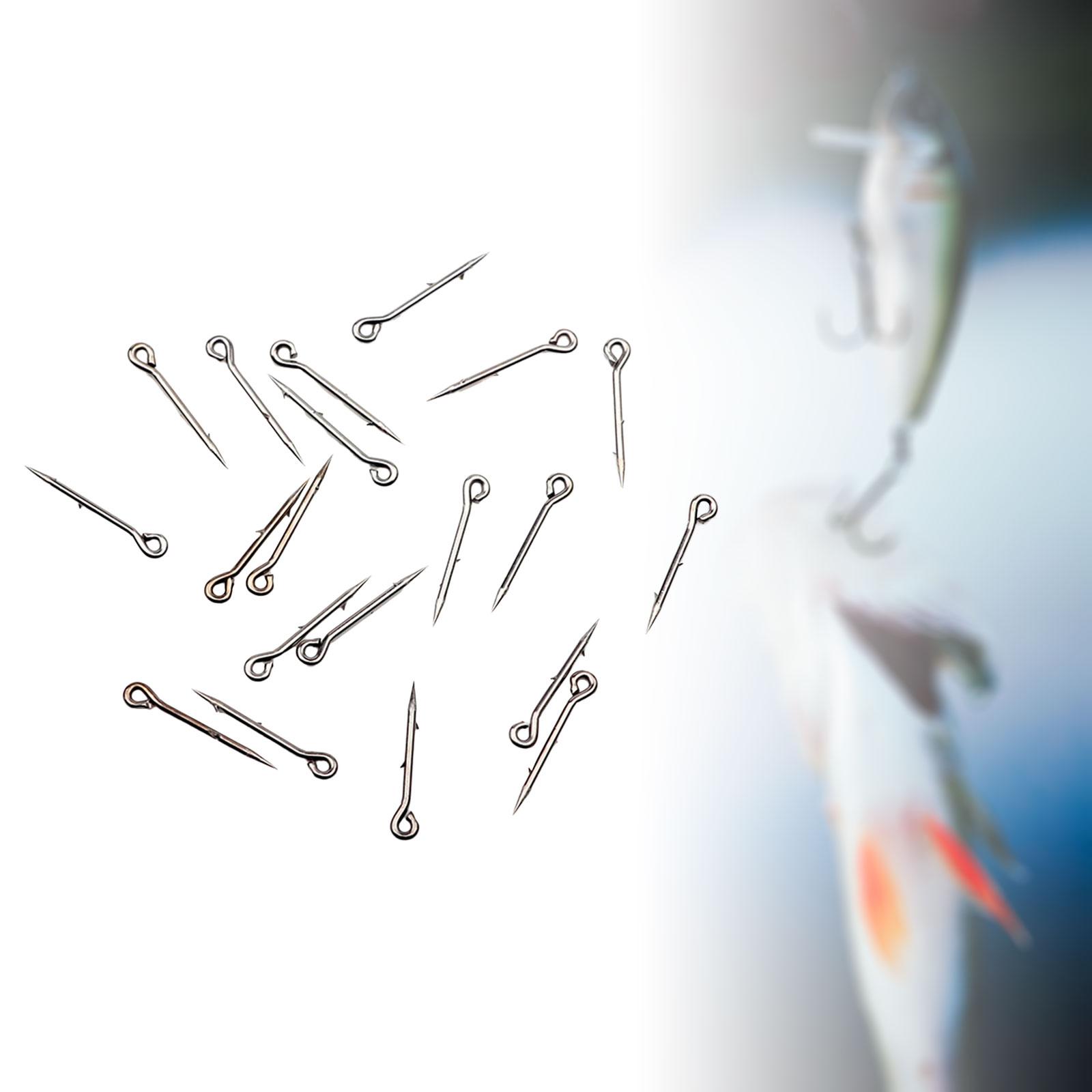 20x Fishing Hooks Lure Screw Fishhooks for Saltwater Carp Fishing Freshwater