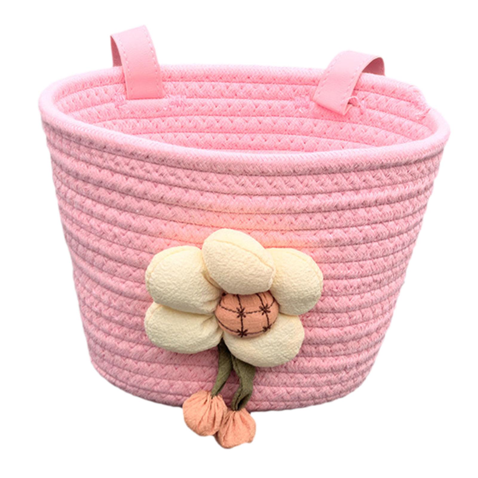 Kids Bike Basket Cotton Rope