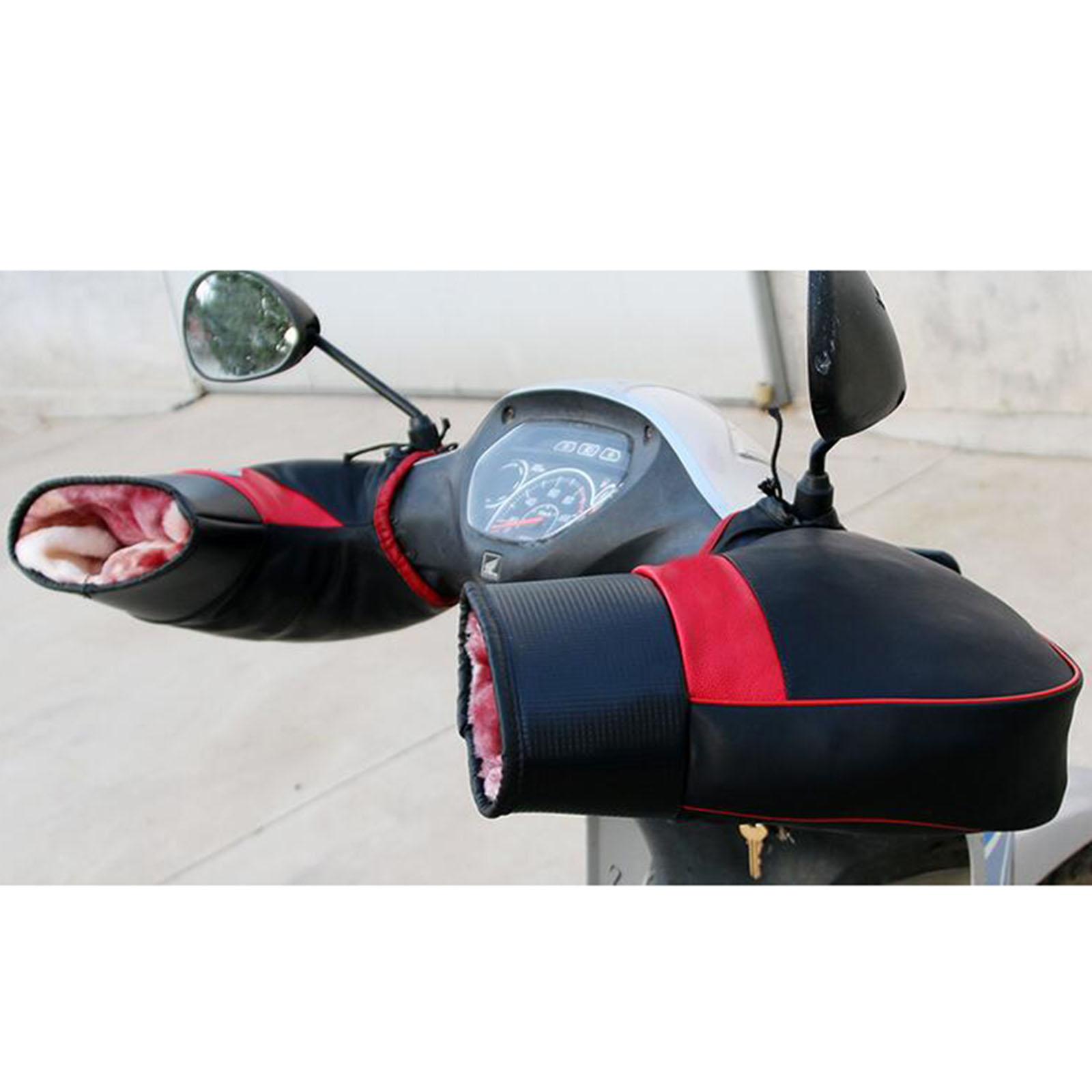 1 Pair Handlebar Warmer Winter Motorcycle Scooter Gloves Hand Warm Muffs