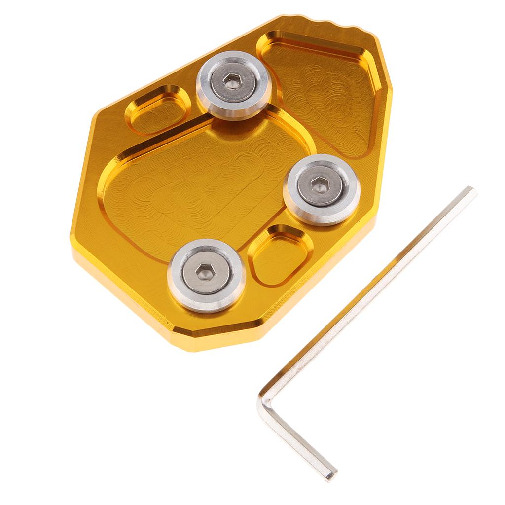 Kickstand Side Stand Extension Pad for BMW S1000RR 2010-2015 Gold