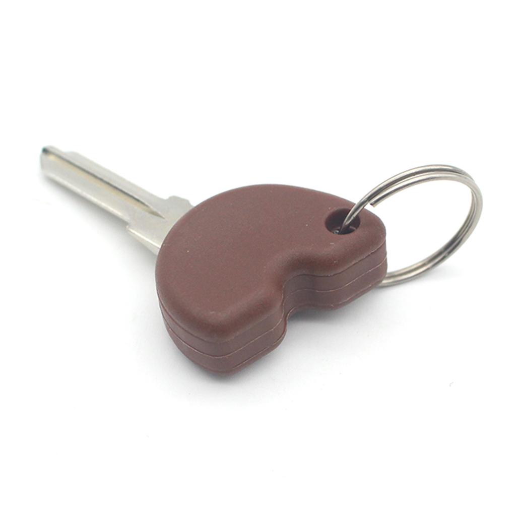 Brown Blank Key + Transponder Chip Replacement Universal For Piaggio New