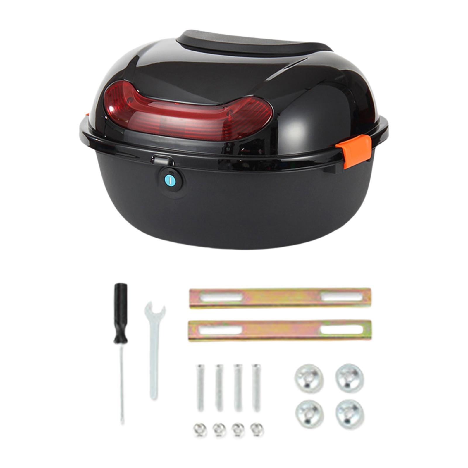 Motorcycle Rear Trunk Black