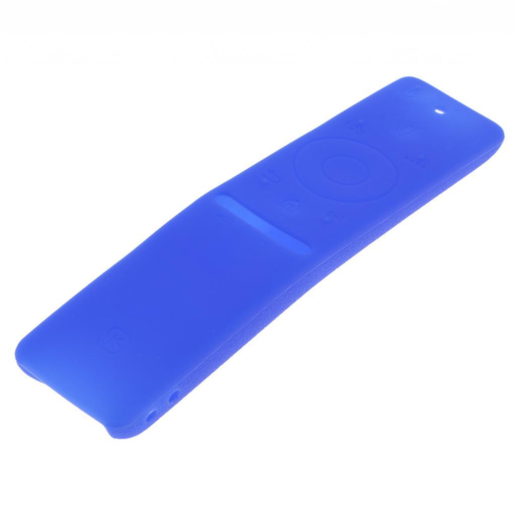 2xSilicone Case For Samsung TV Voice Version Remote Control blue