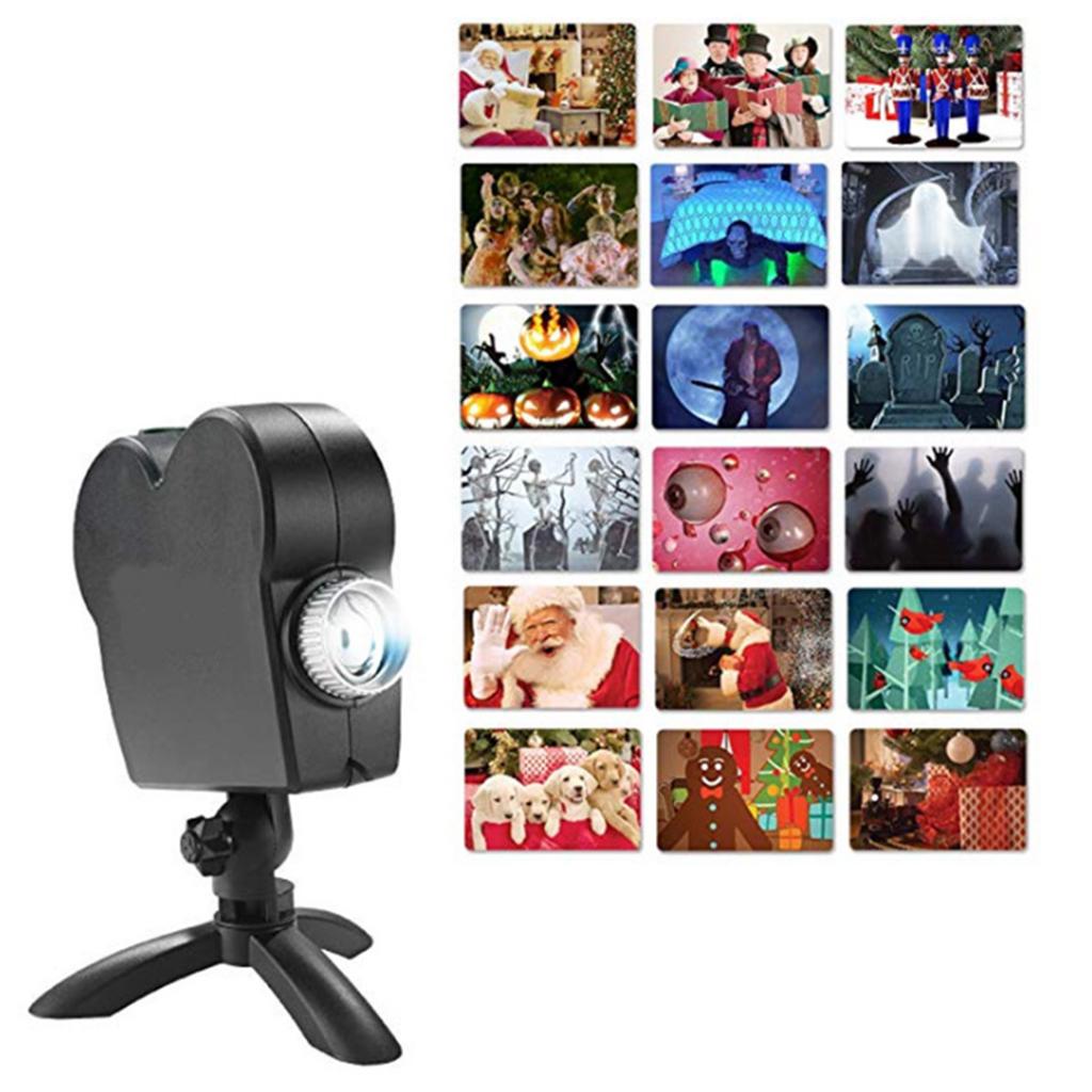  Christmas Halloween Deluxe Movie Projector Kit EU