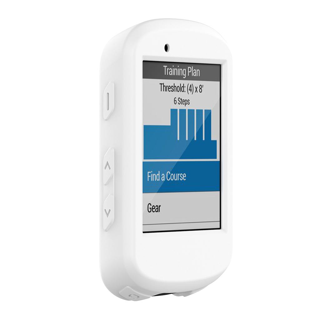 Bicycle Computer Silicone Protective Cover Case for Garmin edeg 530 White