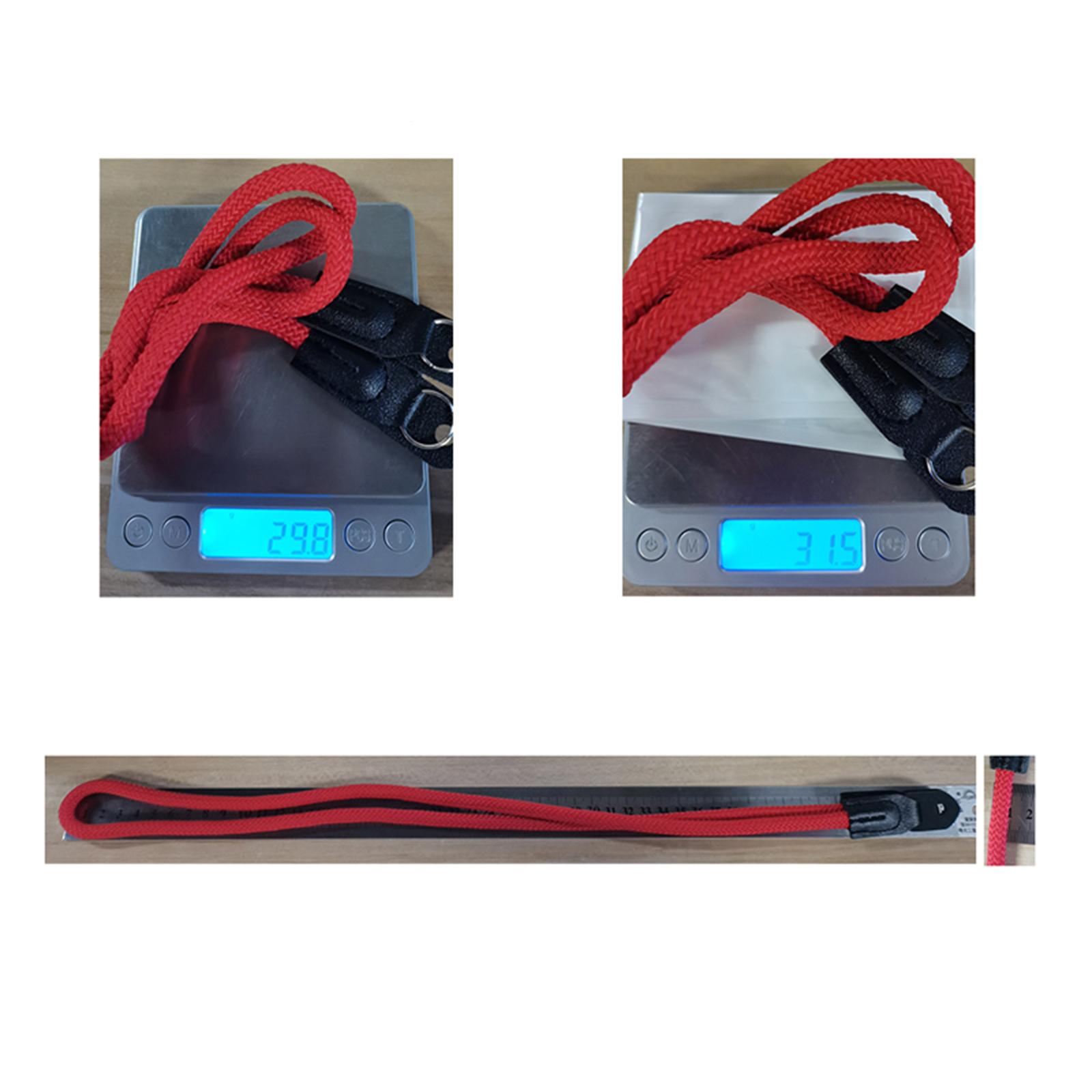 Retro Universal Climbing Rope Camera Shoulder Neck Strap Belt 100cm  Red