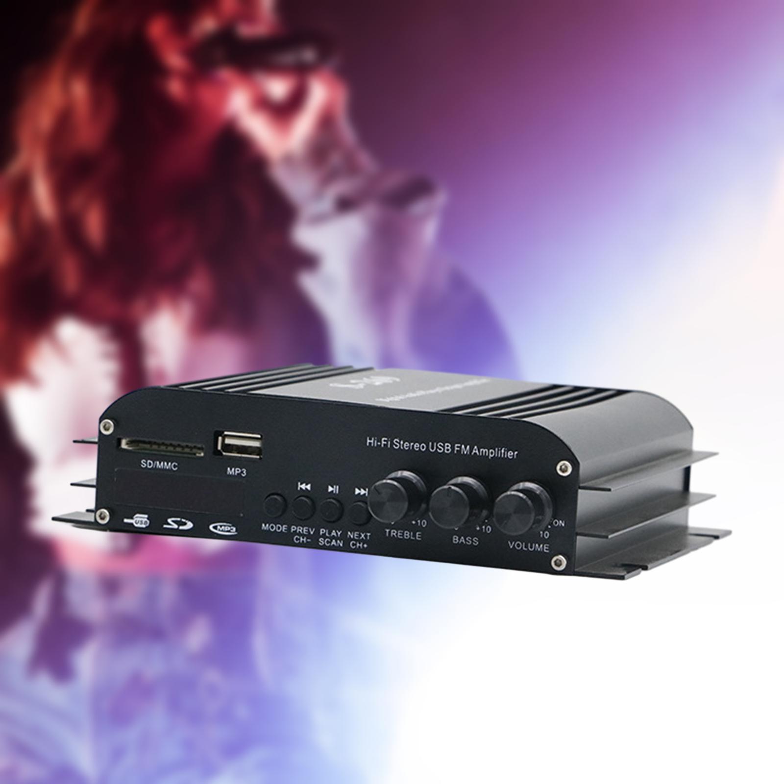 Stereo Audio Amplifier S-269 Fittings Active Subwoofer for Car Speaker