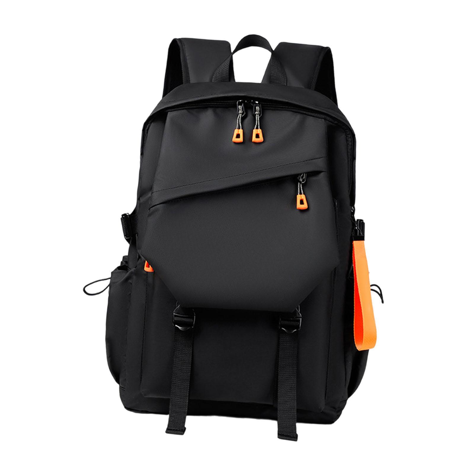 Laptop Backpack Lightweight Waterproof Rucksack for Overnight College Hiking Black
