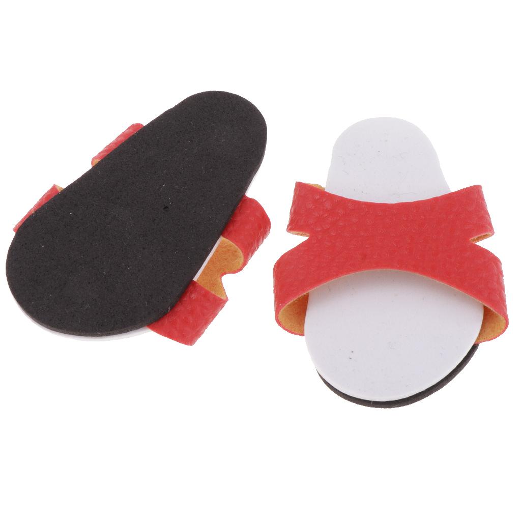 Fashion Shoes Slippers for 18'' Dolls Clothes Accessory Red