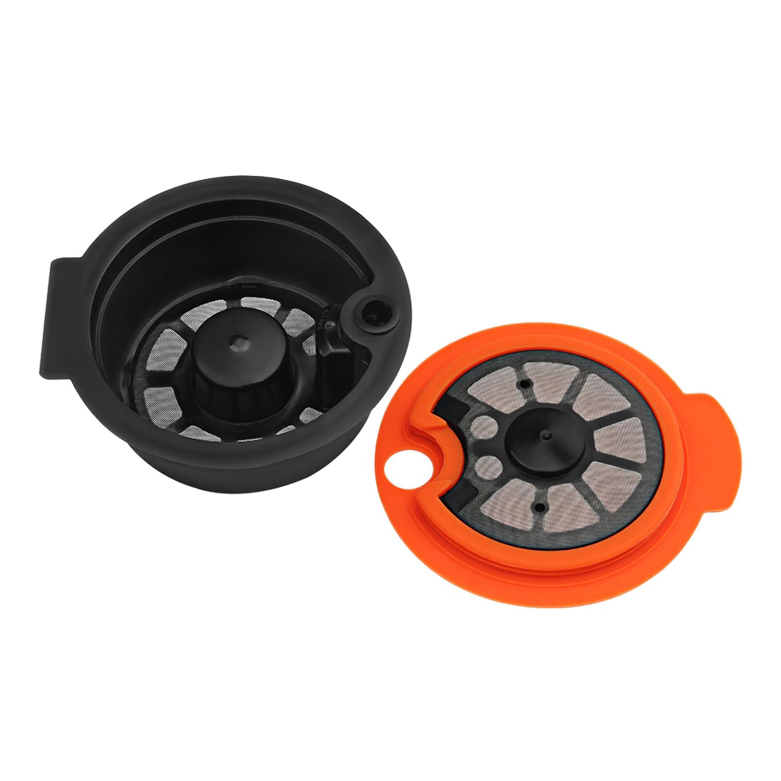 6x Reusable PP Coffee Capsule Pod Slicone Lid for  Tassimo 