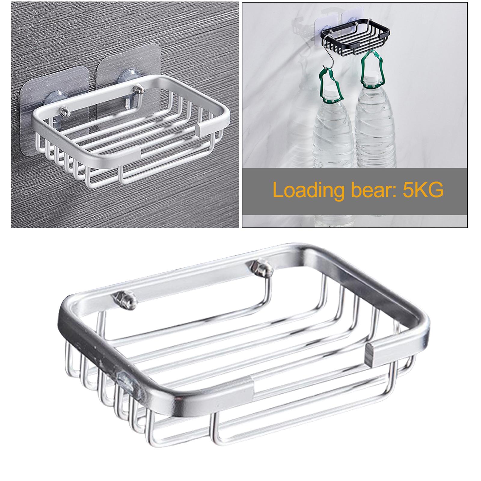 Soap Holder for Bathroom Shower Wall Mounted No Drilling Matte