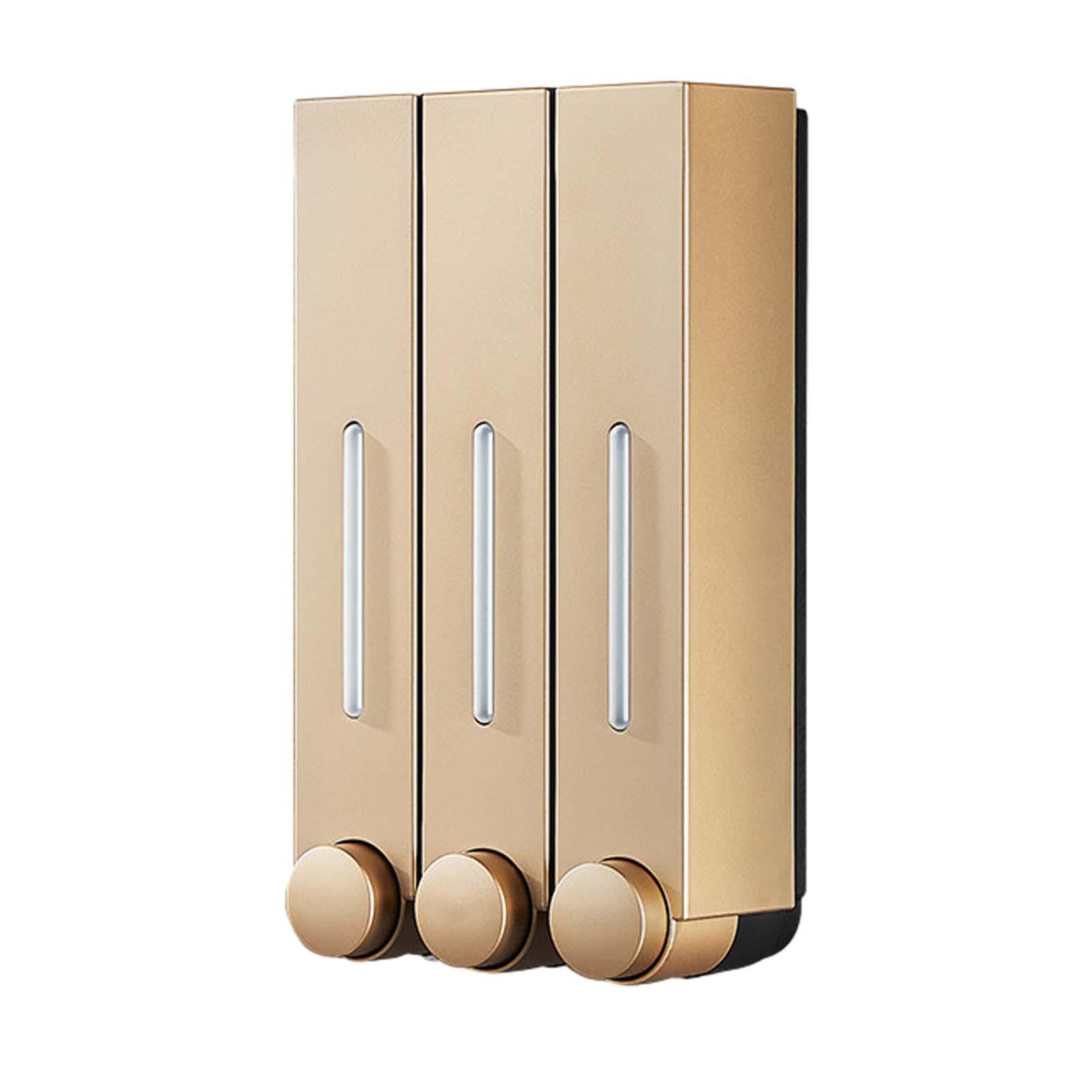 Wall-Mounted Soap Dispenser Three Head