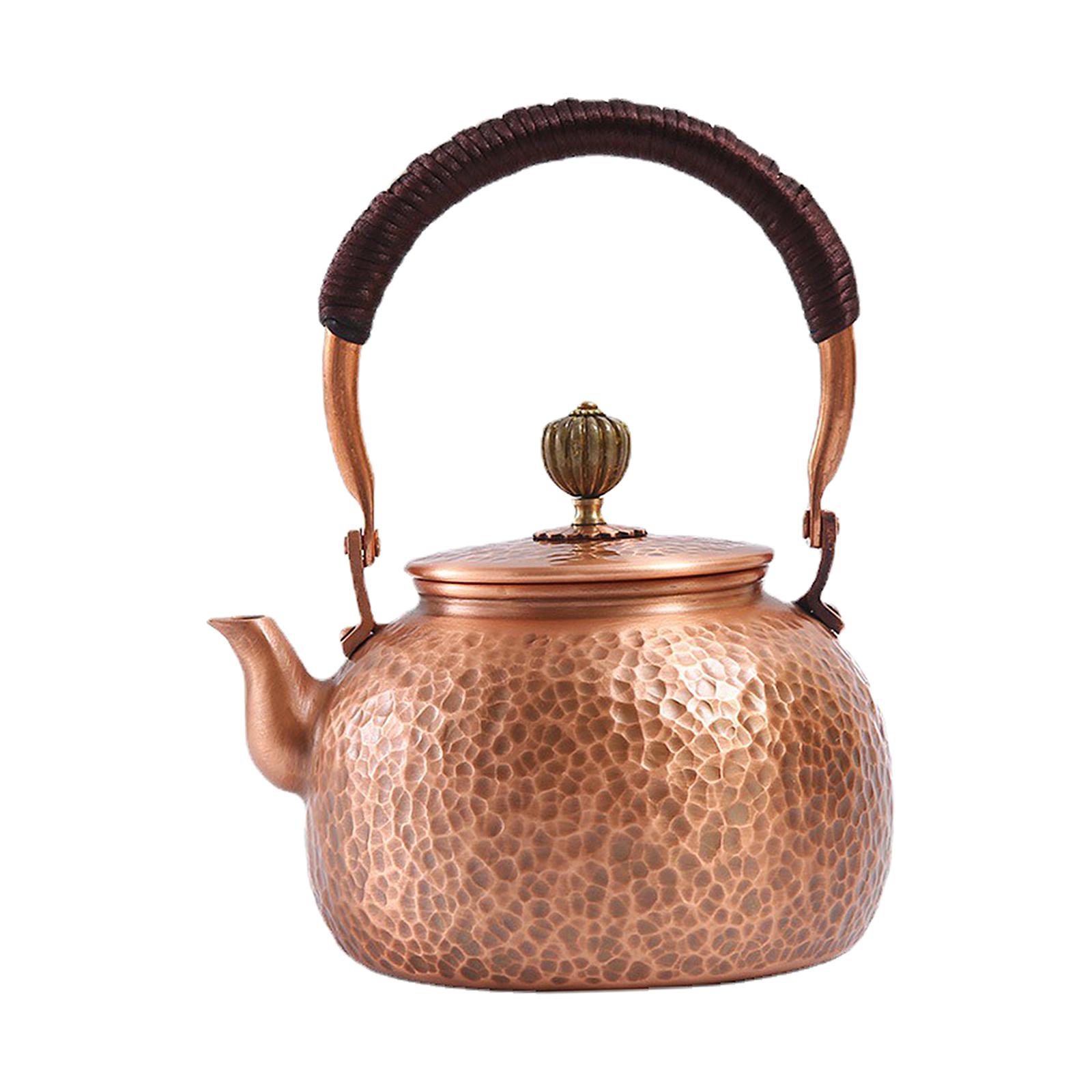 Copper Hammered Teapot