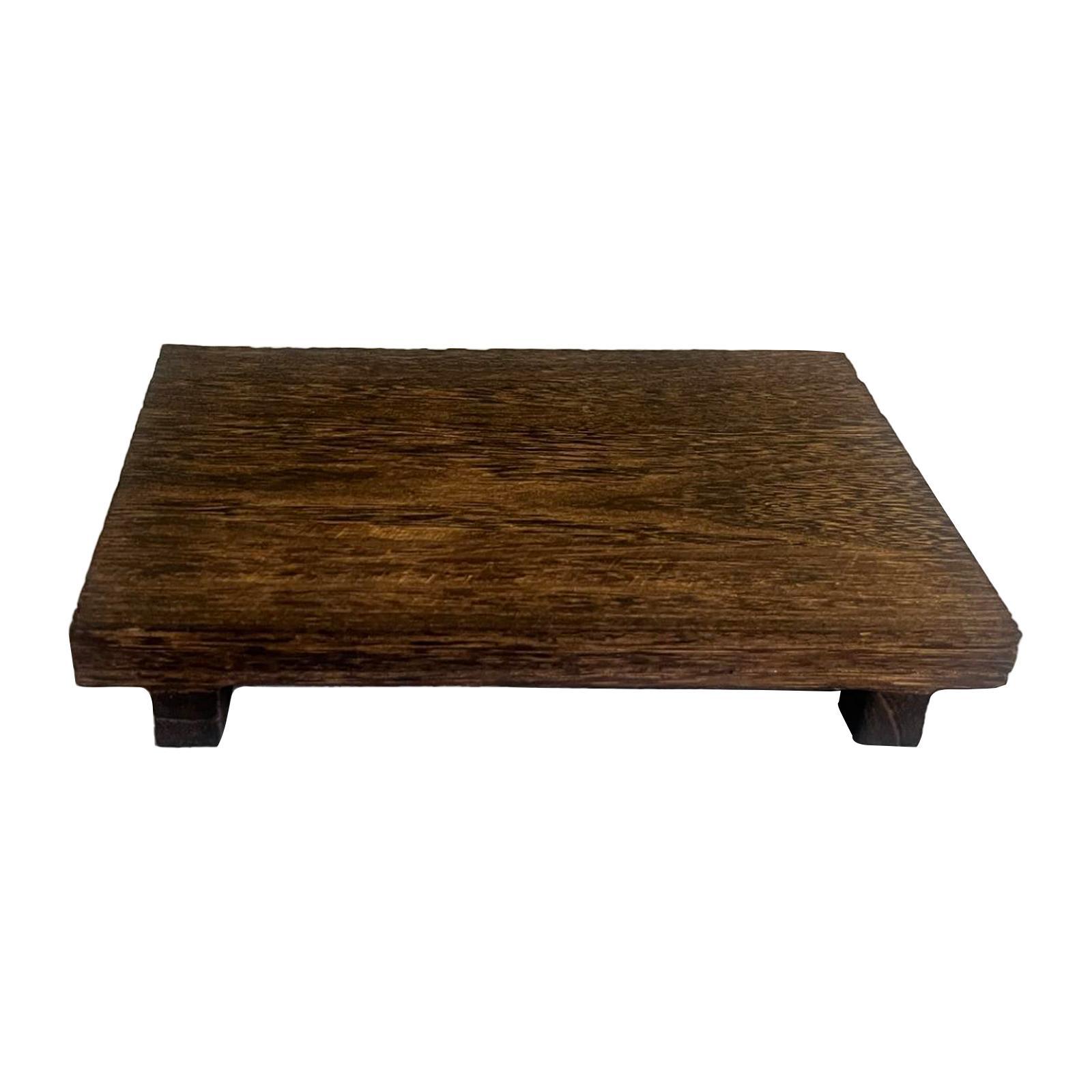 Wood Pedestal Stand