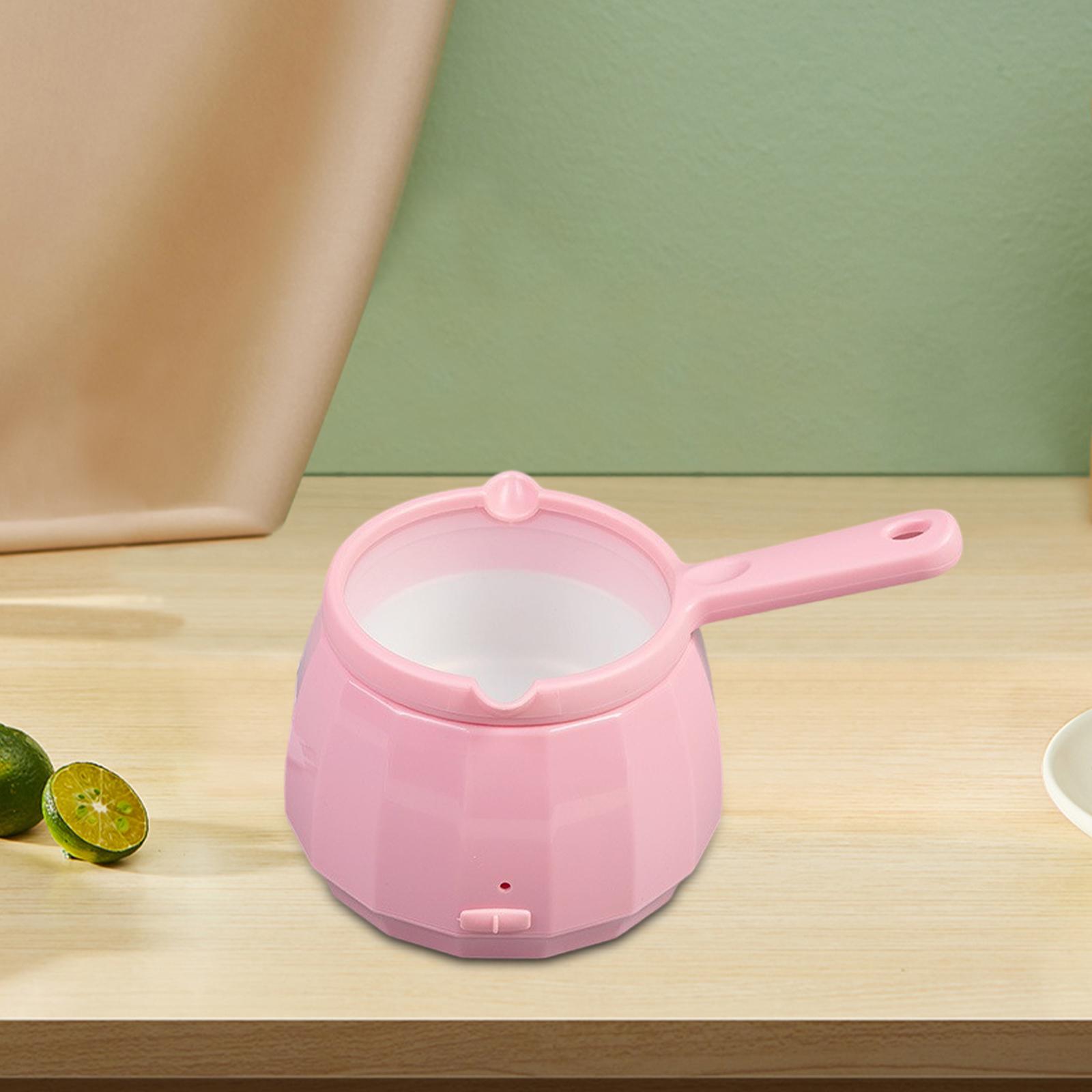 Chocolate Melting Machine Chocolate Melting Pot for Butter Melting Chocolate Pink