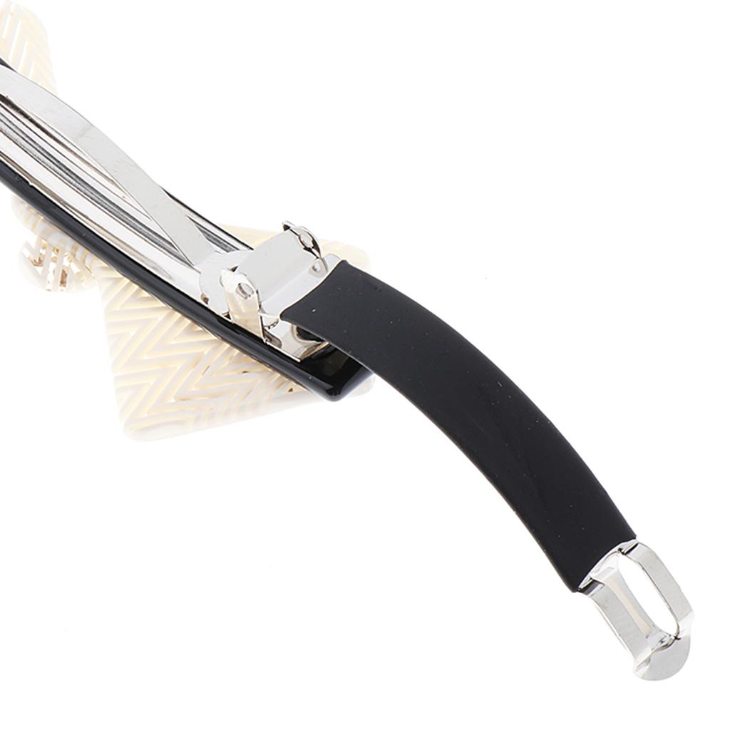 Spring Barrette Resin Geometric Hair Grip Clip Women Hair Jewelry White