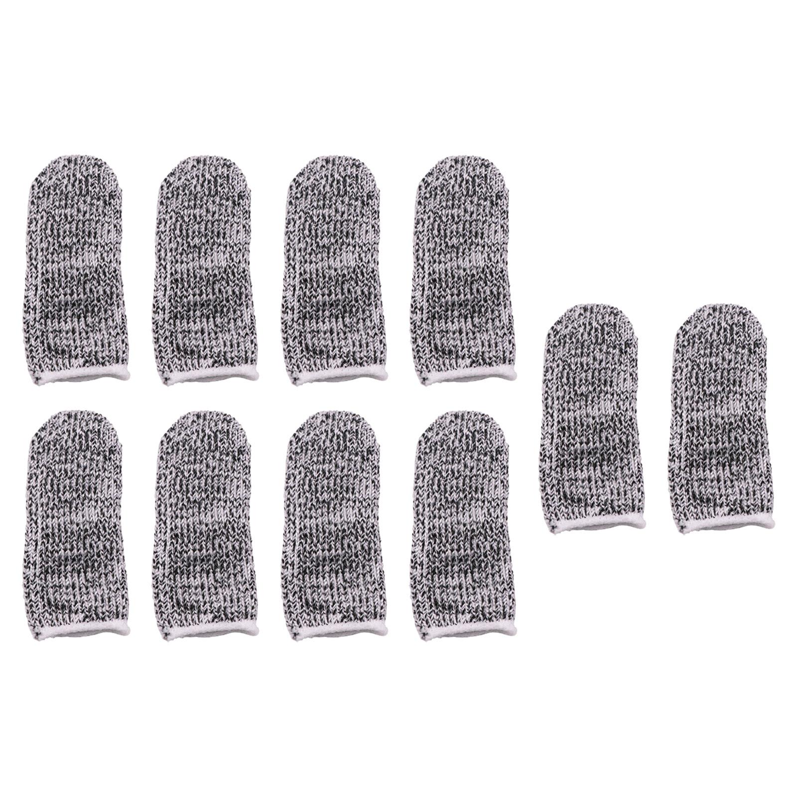 10Pcs Finger Thumb Gloves Nonslip