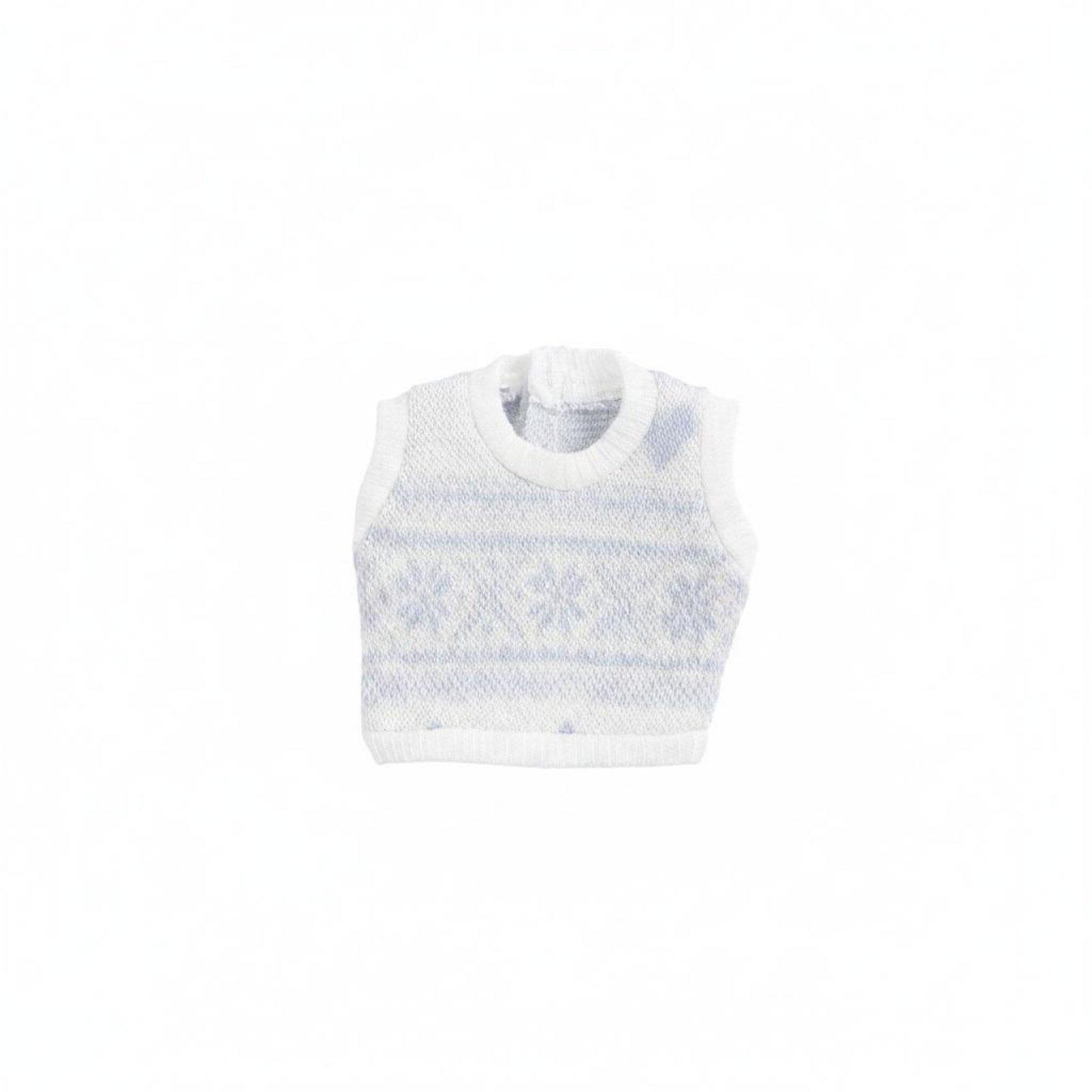 Miniature Sweater Vest Round Neck