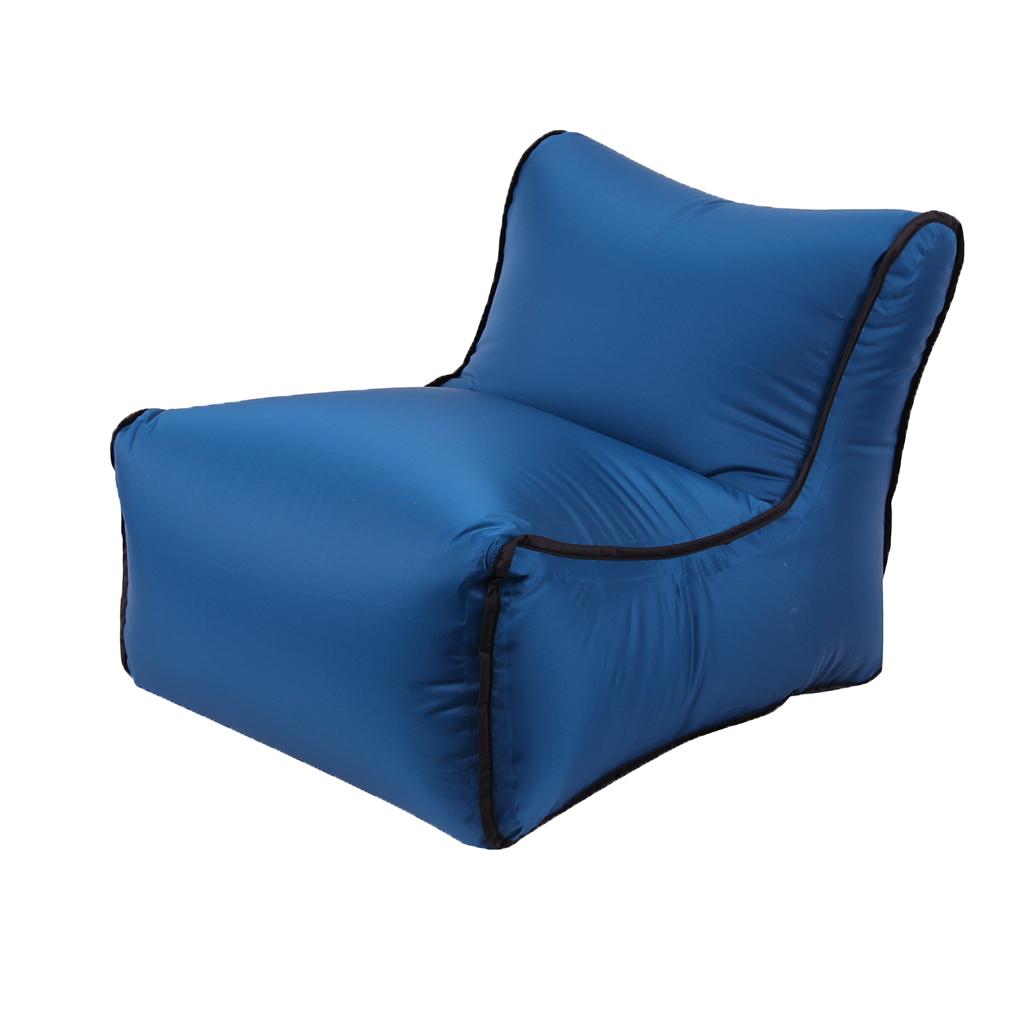 Inflatable Waterproof Children Seat Sofa Baby Chair Bean Bag Blue