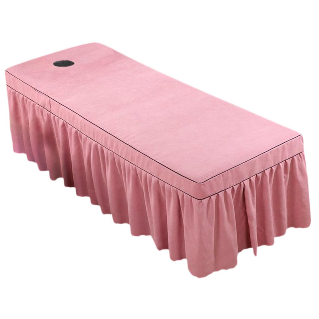 Blesiya Universal Spa Massage Table Skirt Beauty Bed Cover Valance Sheet Ebay 9790