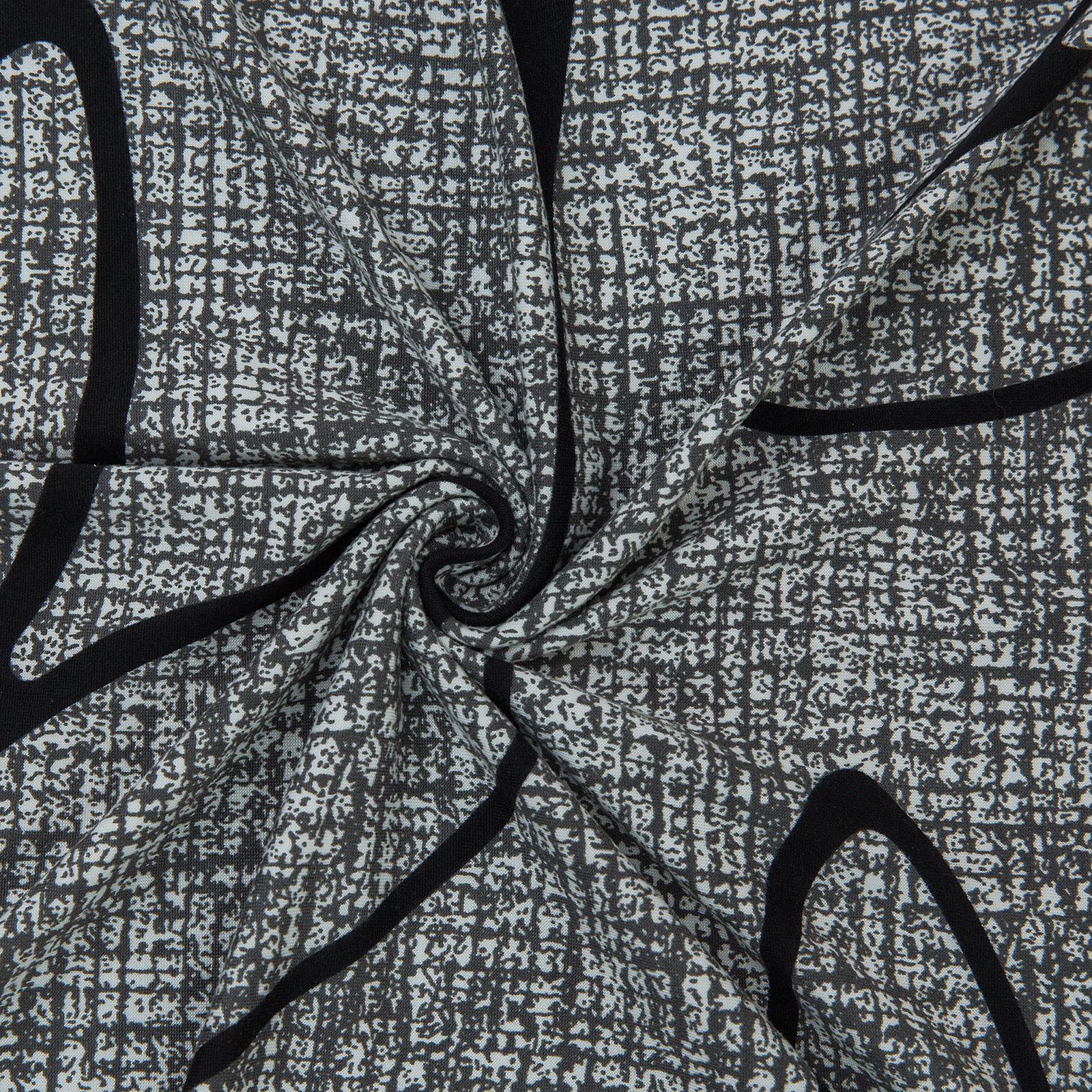 3xModern Printing Chair Cover Universal Dustproof Home Flexible Stretchable Gray